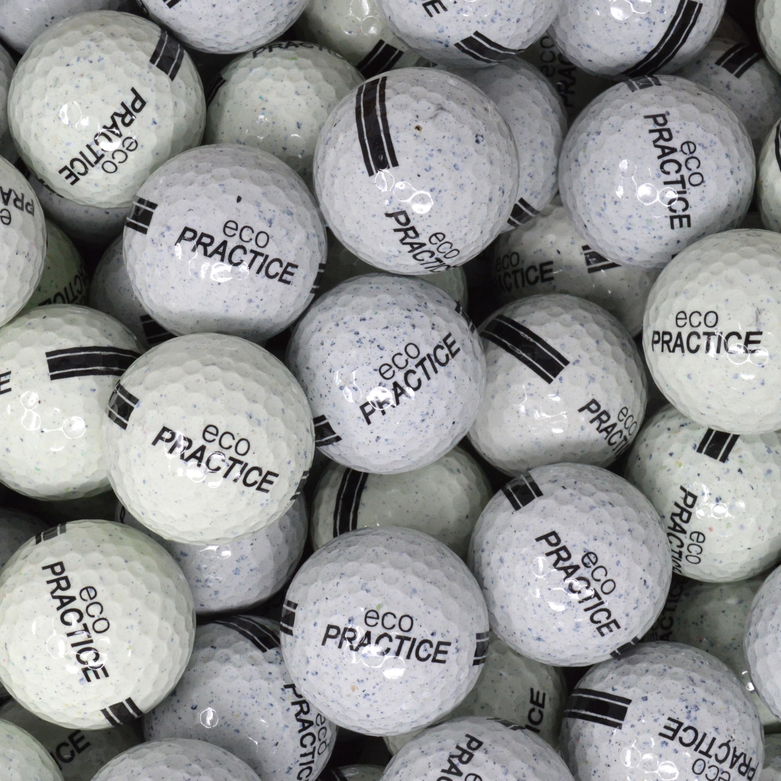 Second Chance Eco Range Golf Balls - 2 Piece Construction, 90 Compression, Standard Golf Balls for Driving Ranges, 100 White Balls