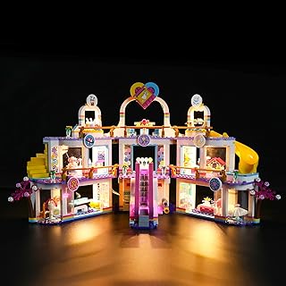GEAMENT LED Light Kit Compatible with Lego Heartlake City Shopping Mall - Lighting Set for Friends 41450 Building Model (Model Set Not Included)