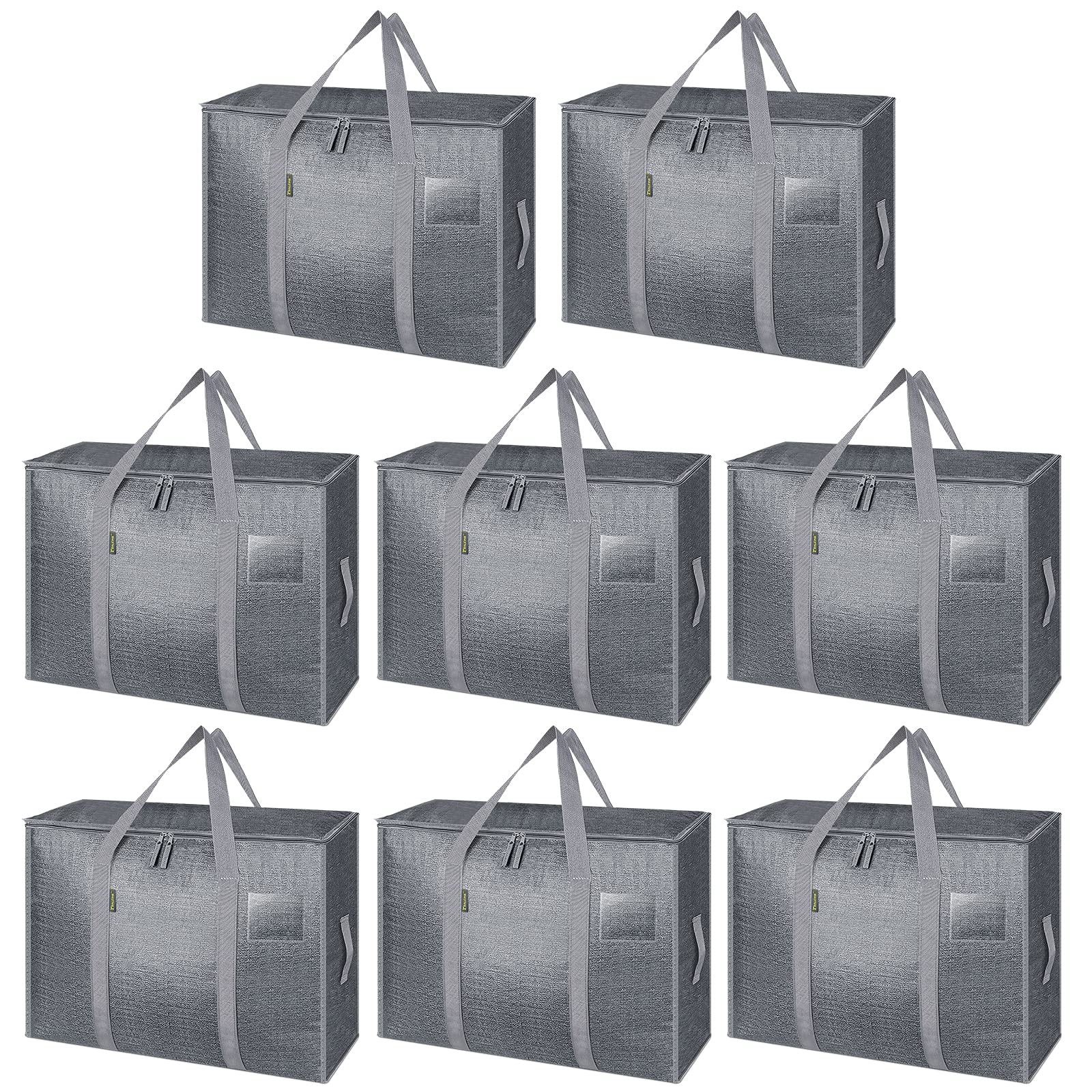 BALEINE Moving Totes with Reinforced Handles, HeavyDuty UnderBed