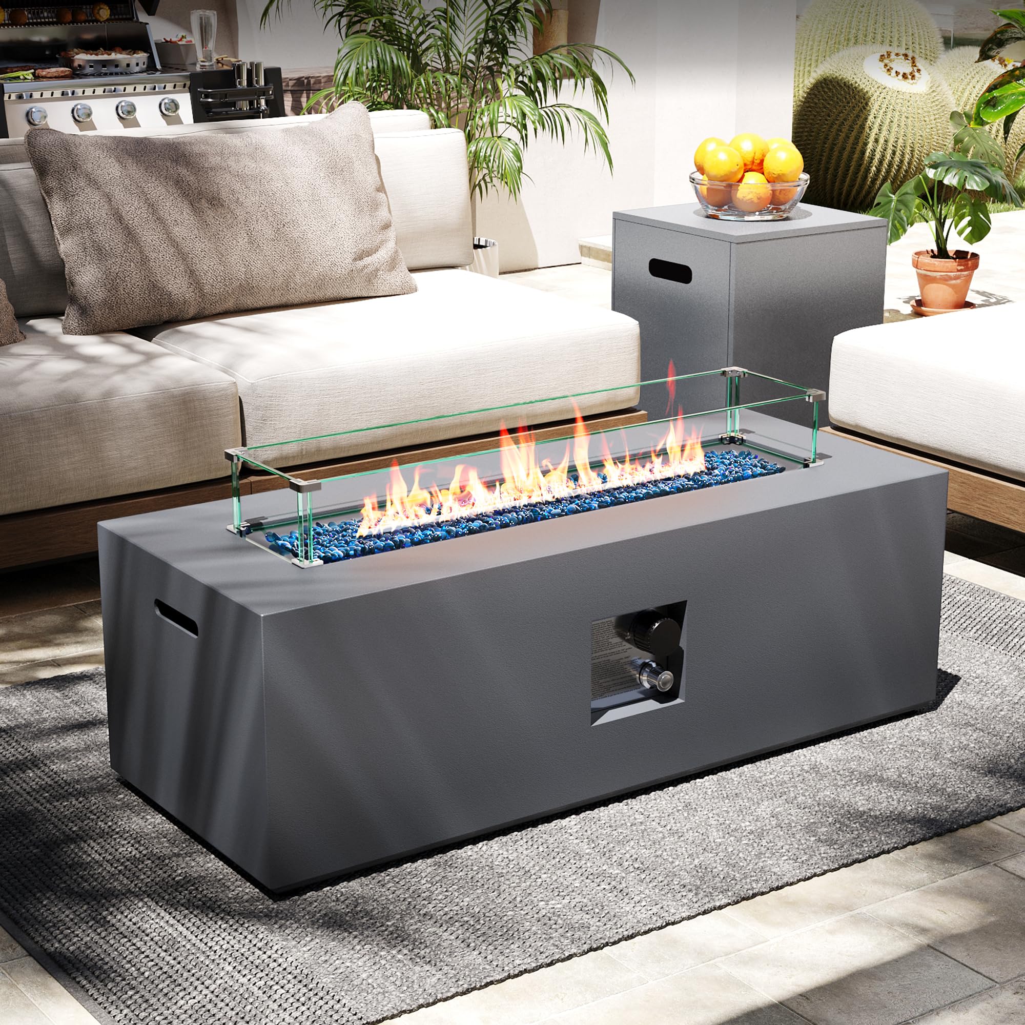 UPHA 42-Inch Propane Gas Fire Pit Table