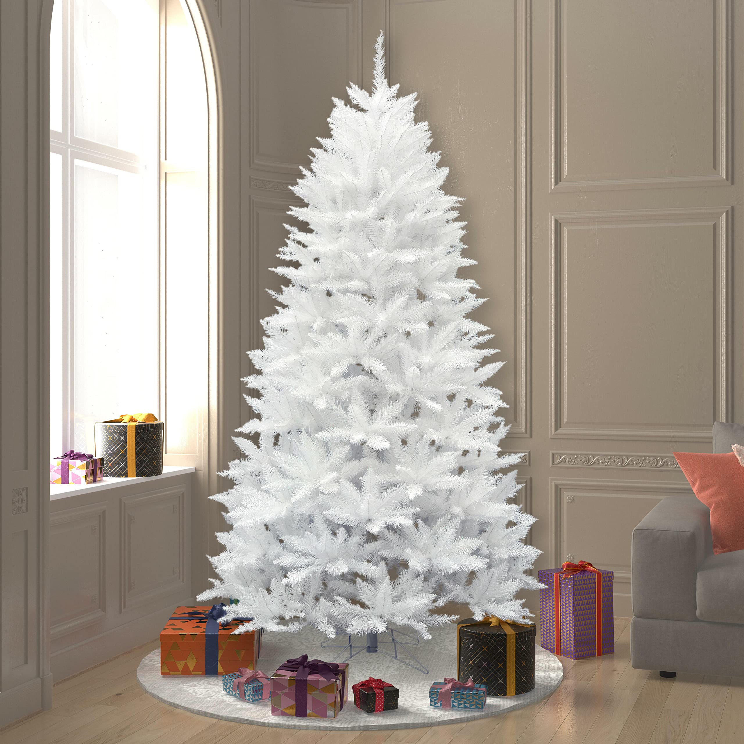 Amazon.com: Vickerman 12' Sparkle White Spruce Artificial