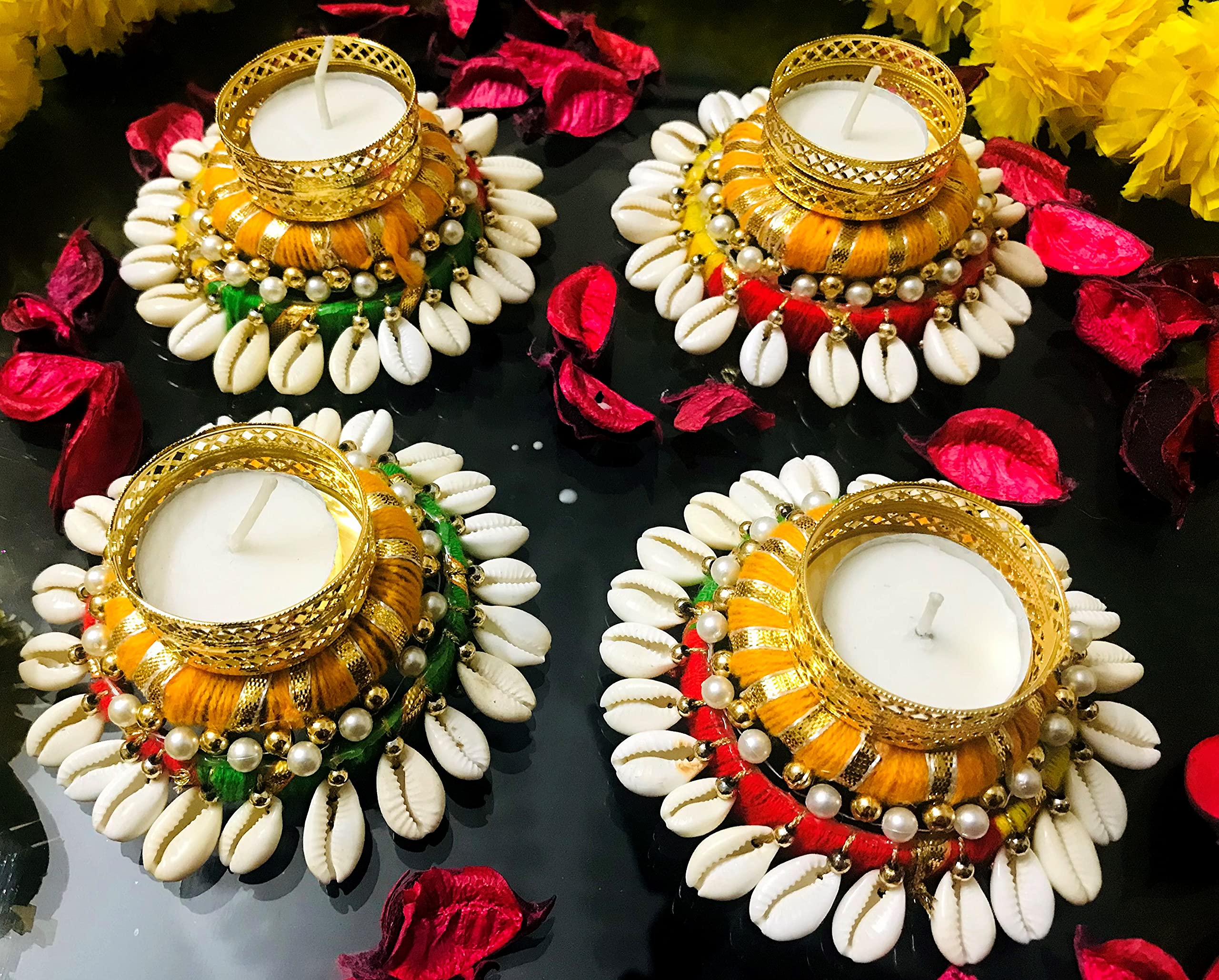 See full amazon price history chart for Evisha Unique Tea Light Candles Holder Set with Decorative Diya Tealight Candle Holder for Home Decoration - Handcrafted Diwali Decoration (4 Pcs) Kodi-1 Evisha Unique Tea Light Candles Holder Set with Decorative Diya Tealight Candle Holder for Home Decoration - Handcrafted Diwali Decoration (4 Pcs) Kodi-1 (B09H3HWSDY) Amazon Price History, Amazon Price Tracker