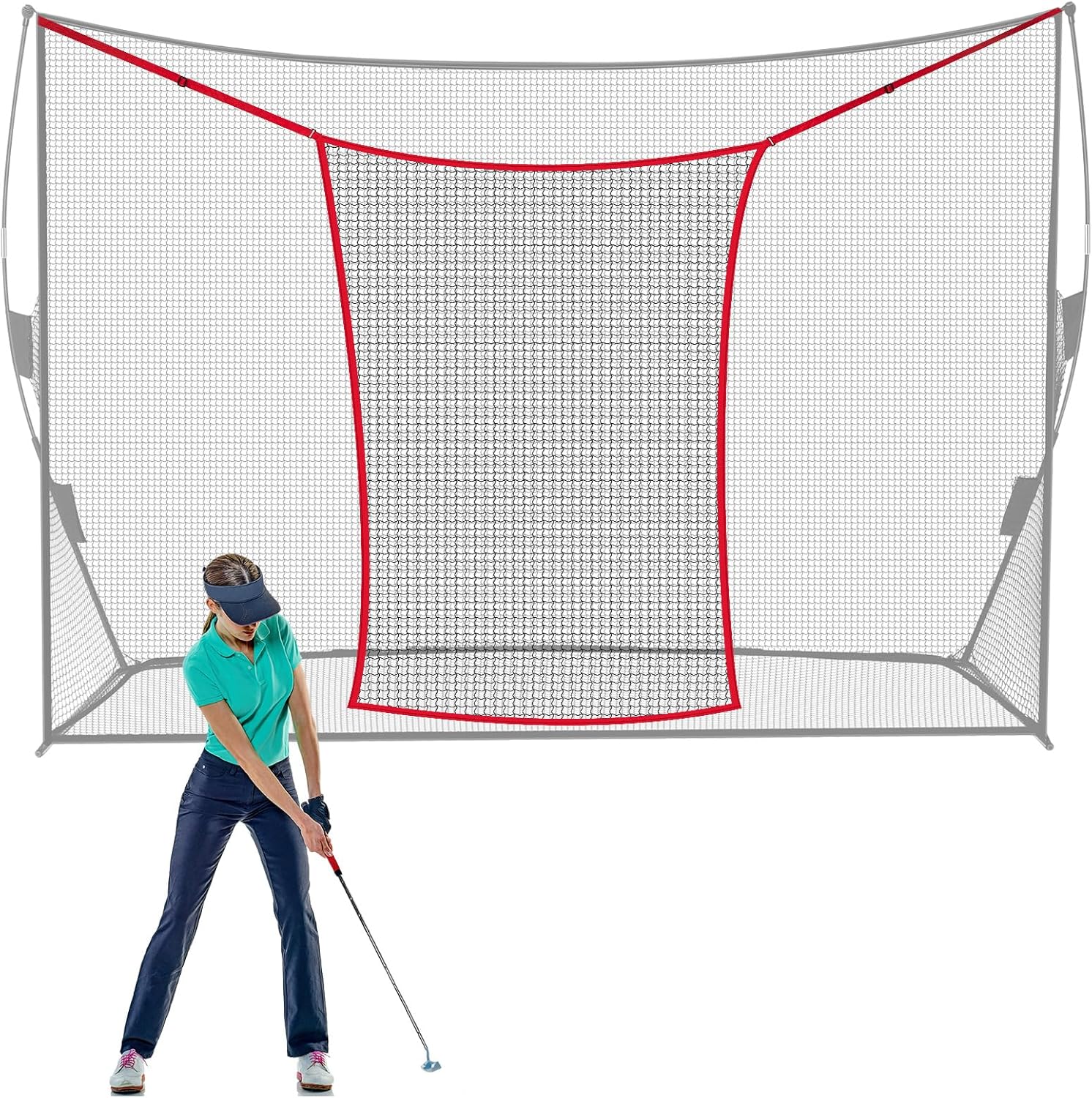 Golf Practice Net Extender - Protect Your 7 ft or 10 ft Golf Net - High Impact Chipping Hitting Target Extension