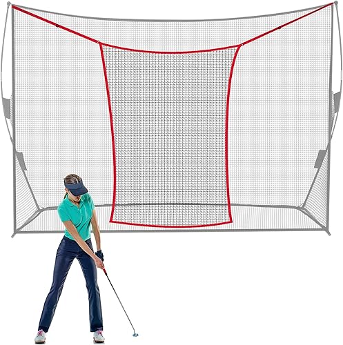 Extensor de red de práctica de golf de 4 x 6 pies, accesorio de red de golf para redes de golf de 7 pies o 10 pies, redes de béisbol, sóftbol, red