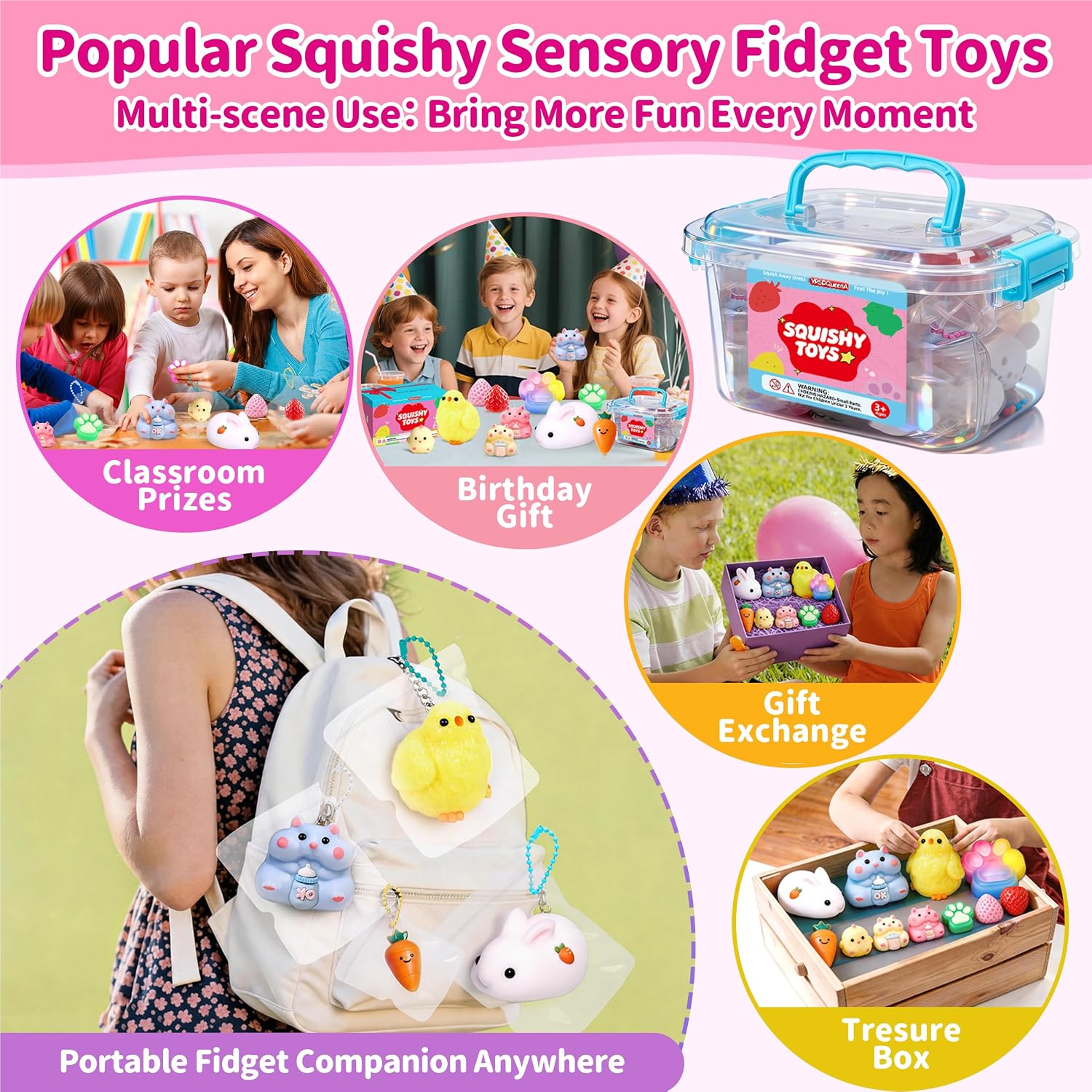 12Pack Taba Squishy Toys Kit - Squishy Fidget Squeeze Toys Squishy Fun Box | taba Squishy Party Favors for Kids 8-12,cute Squishies Stress Relief Toys for Girls 6-8-10-12 Year Old Girls Birthday Gifts