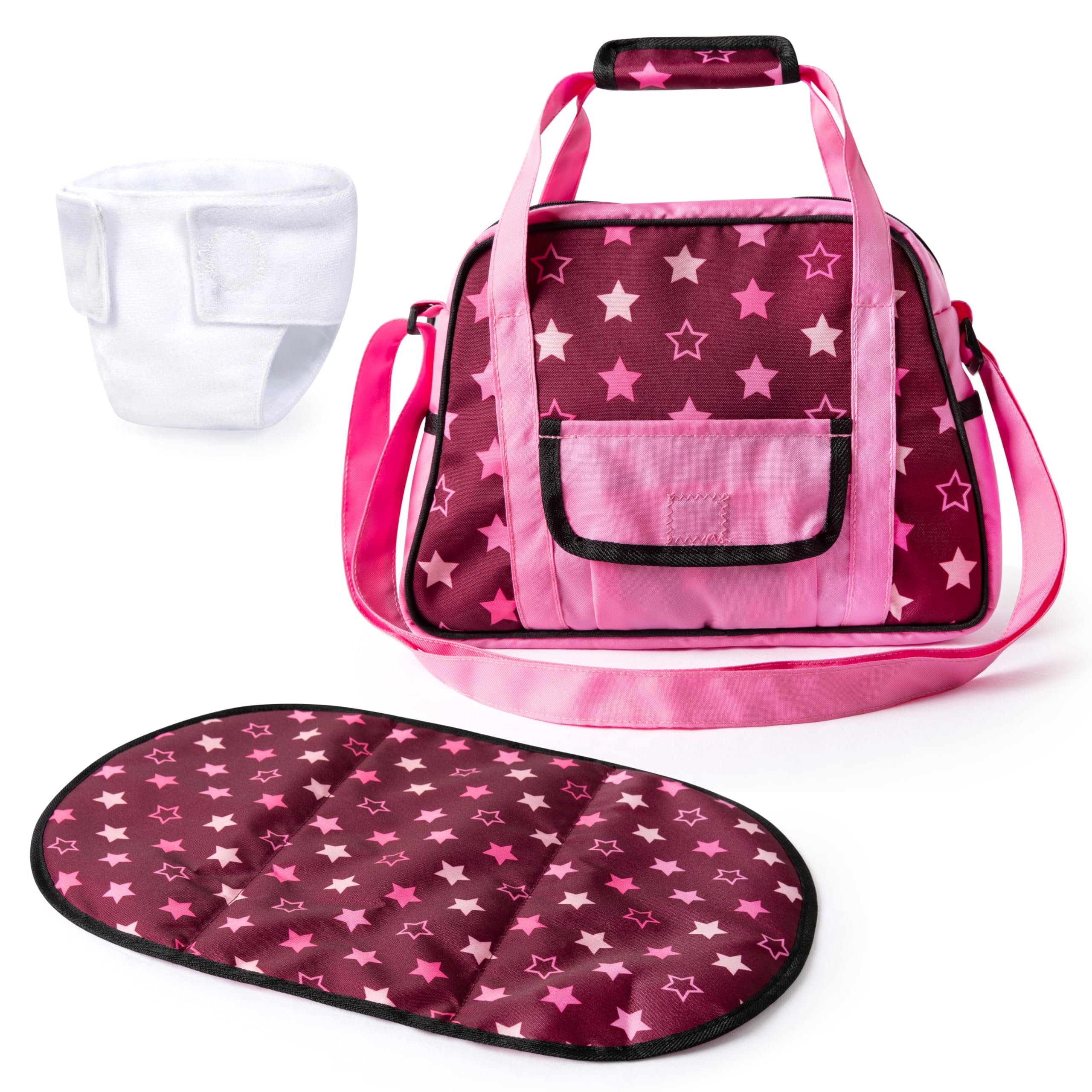 Bayer Design 69023AA changing bag for dolls, changing mat, sewing diaper, nappy,doll accessories