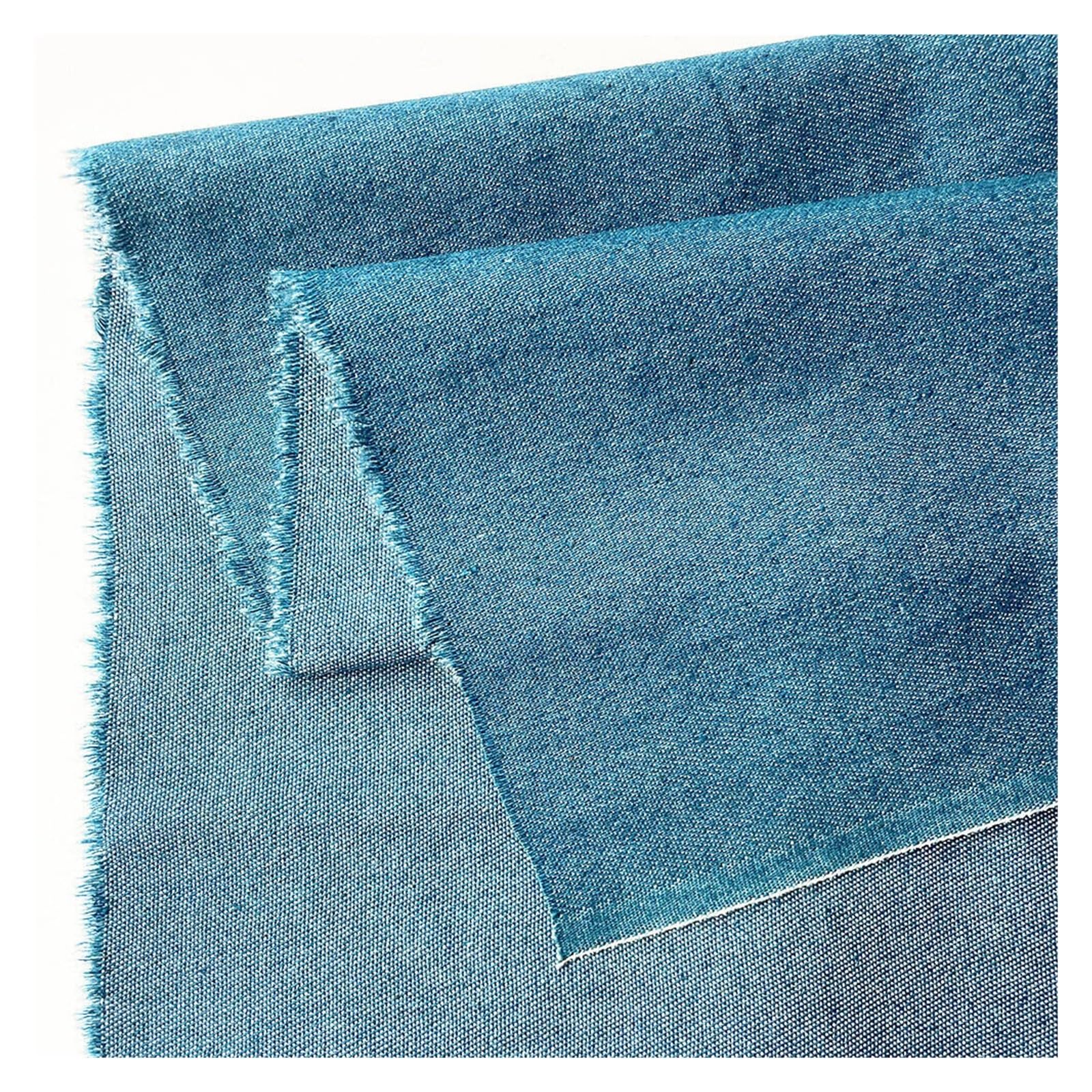 Denim Stoff Baumwolle Dünne Licht DIY Handgemachte Puppen Kleidung Jeans Rock Jacke Tasche Handarbeit Material für Kleidung, Kleider, handgefertigtes Heimwerken(Blue,90x145CM(35inx57in))