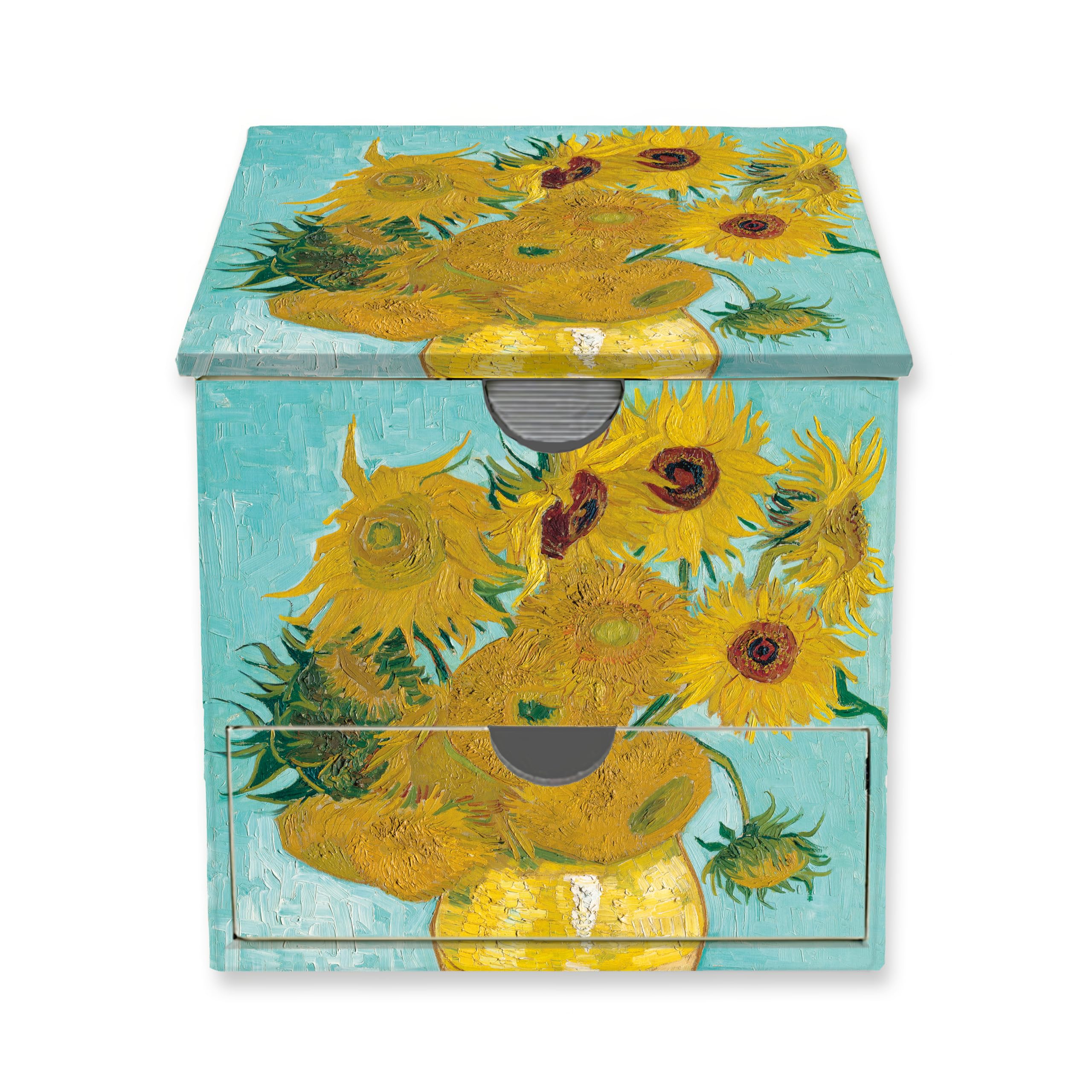 Vincent van Gogh: Sunflowers Memo Box with Drawer (Flame Tree Memo Boxes)