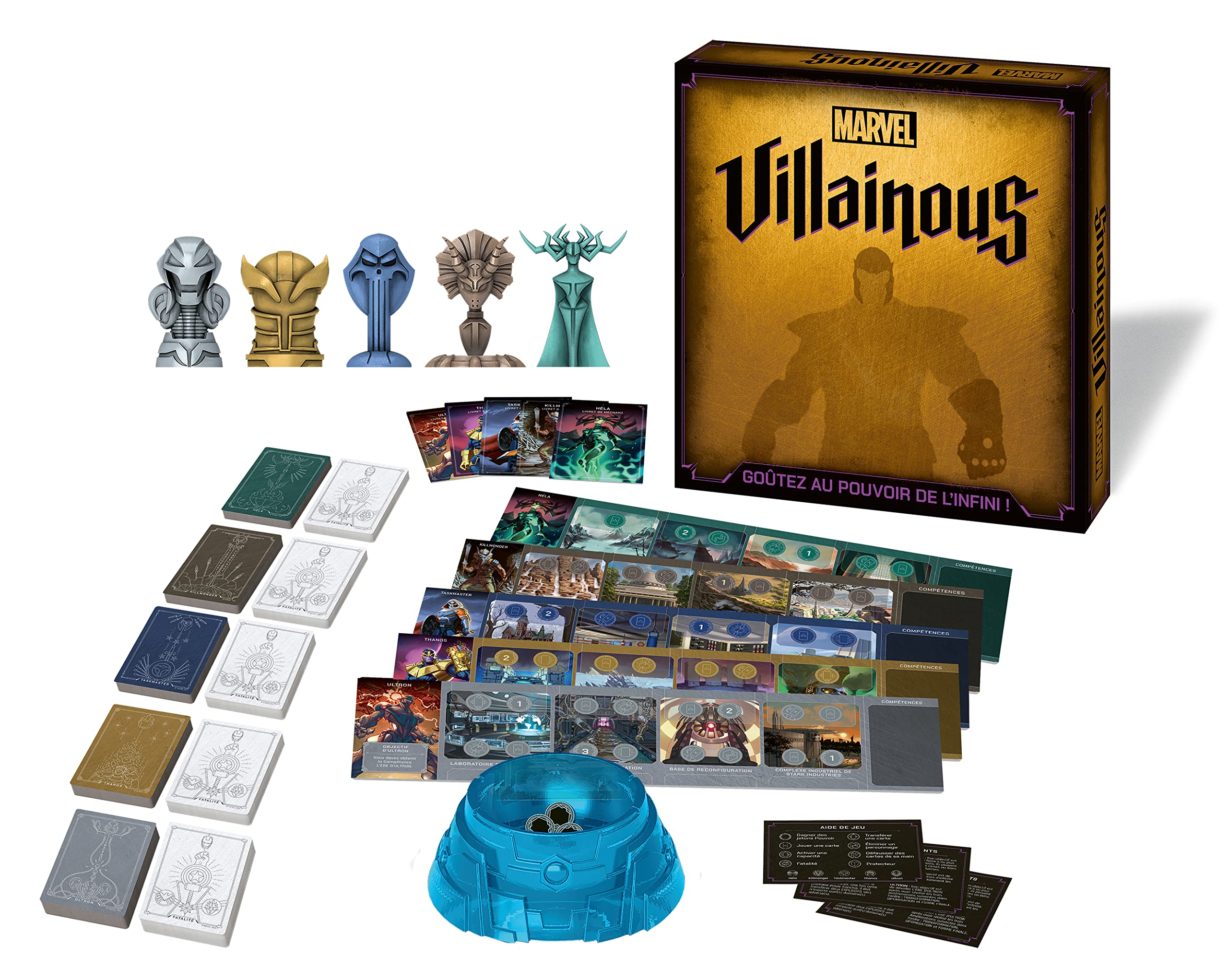 Ravensburg er – Marvel Villainous – Gesellschaftsspiel Familie – immersives Strategiespiel – 2 bis 6 Spieler ab 12 Jahren – 26983 – französische Version – alleine oder mit Erweiterungen spielen