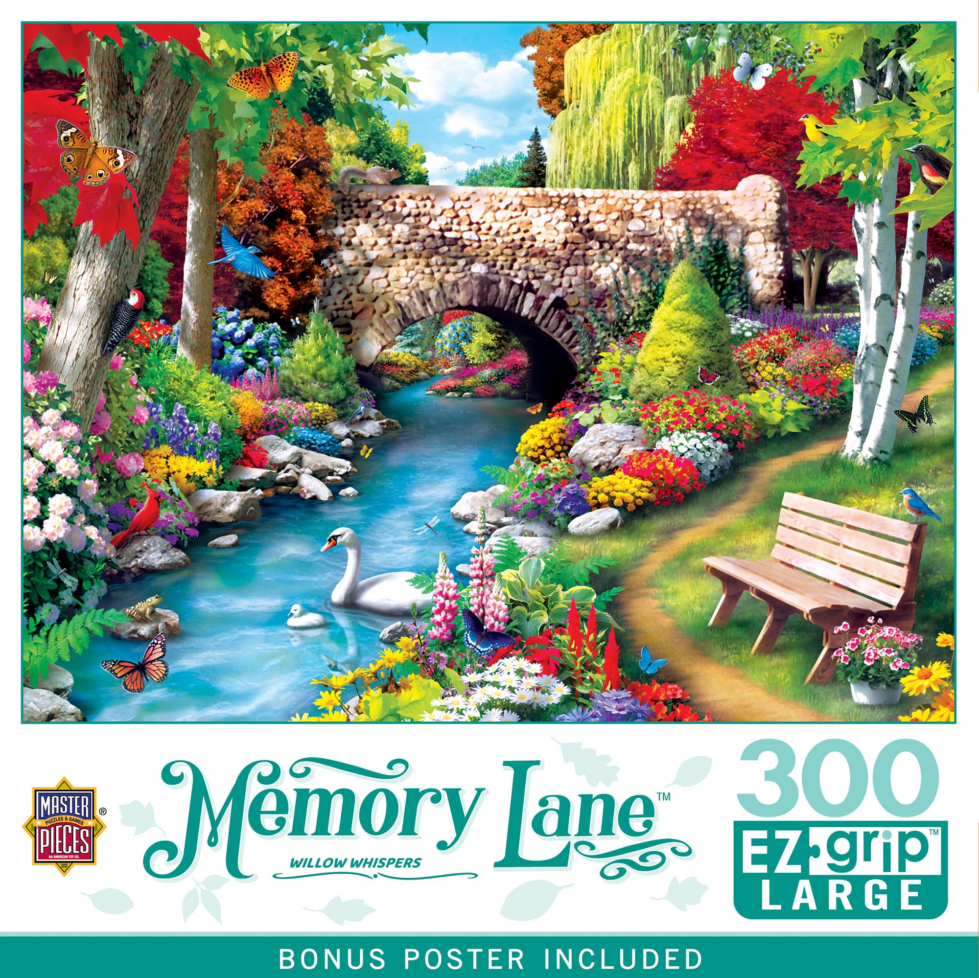 300 Piece EZ Grip Jigsaw Puzzle - Willow Whispers - 18"x24"