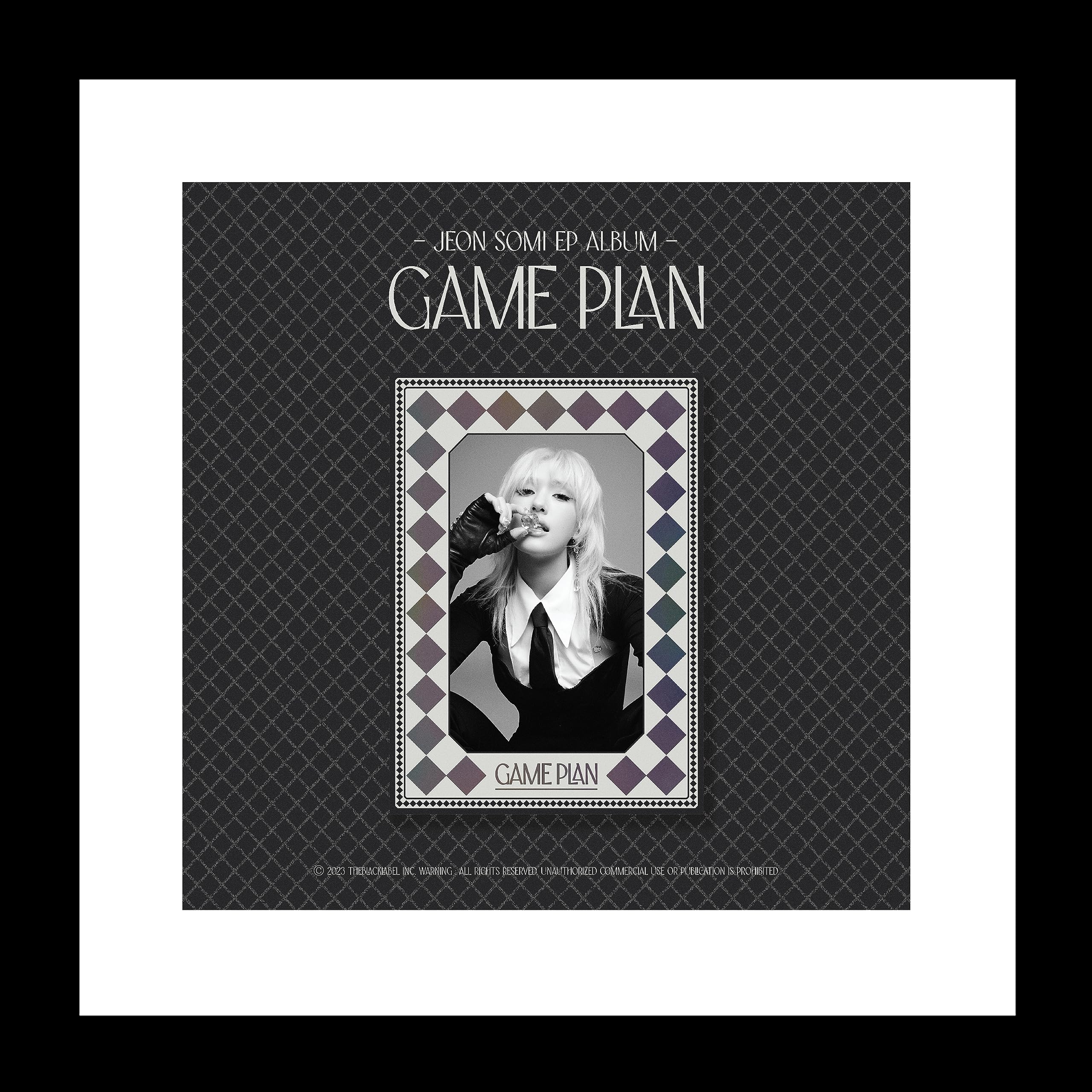 Jeon Somi GAME PLAN EP Album Contents+Photocard+etc+Tracking Sealed SO MI (PHOTOBOOK Black Version)