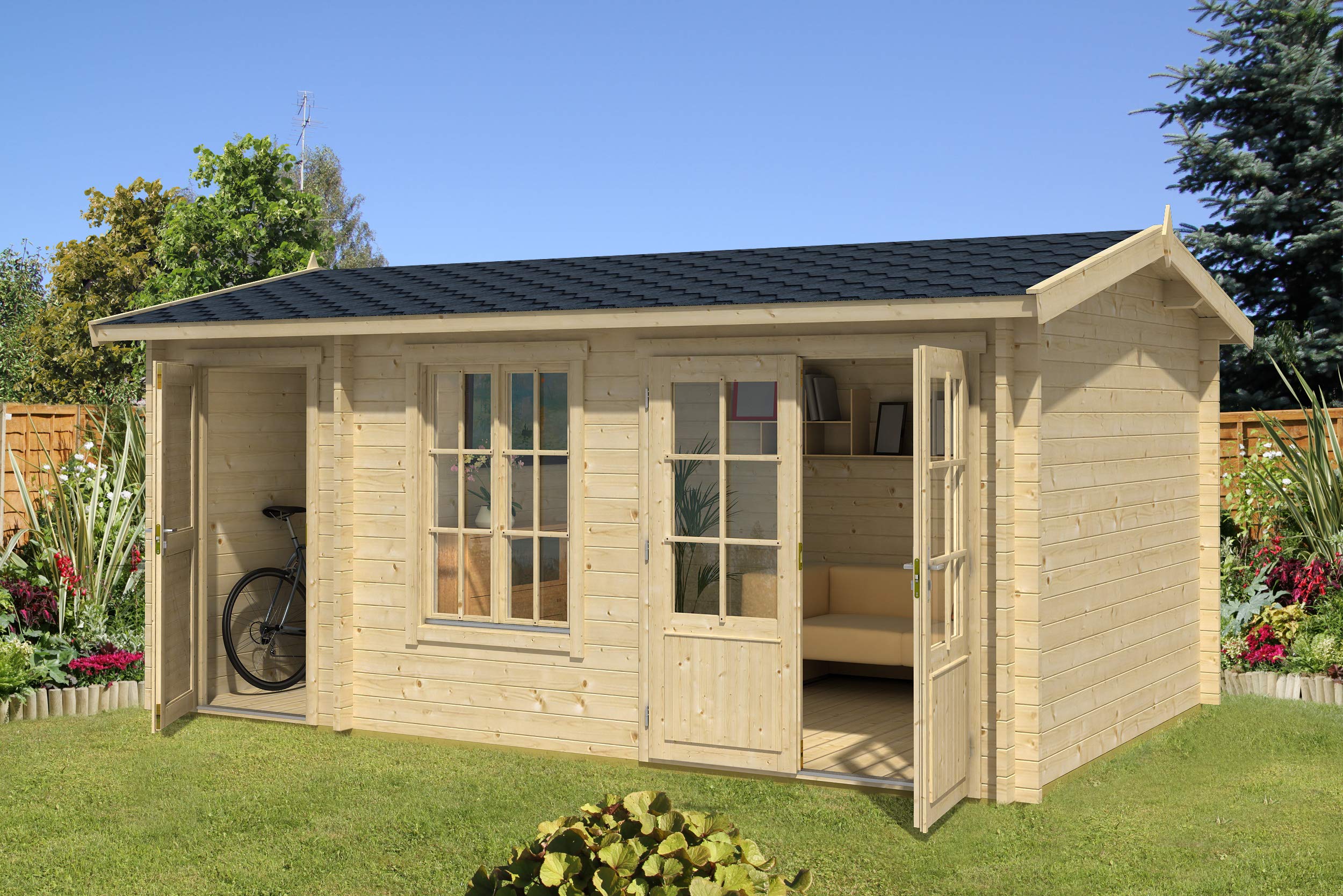 Ganze Holz Cabins Savanah 150