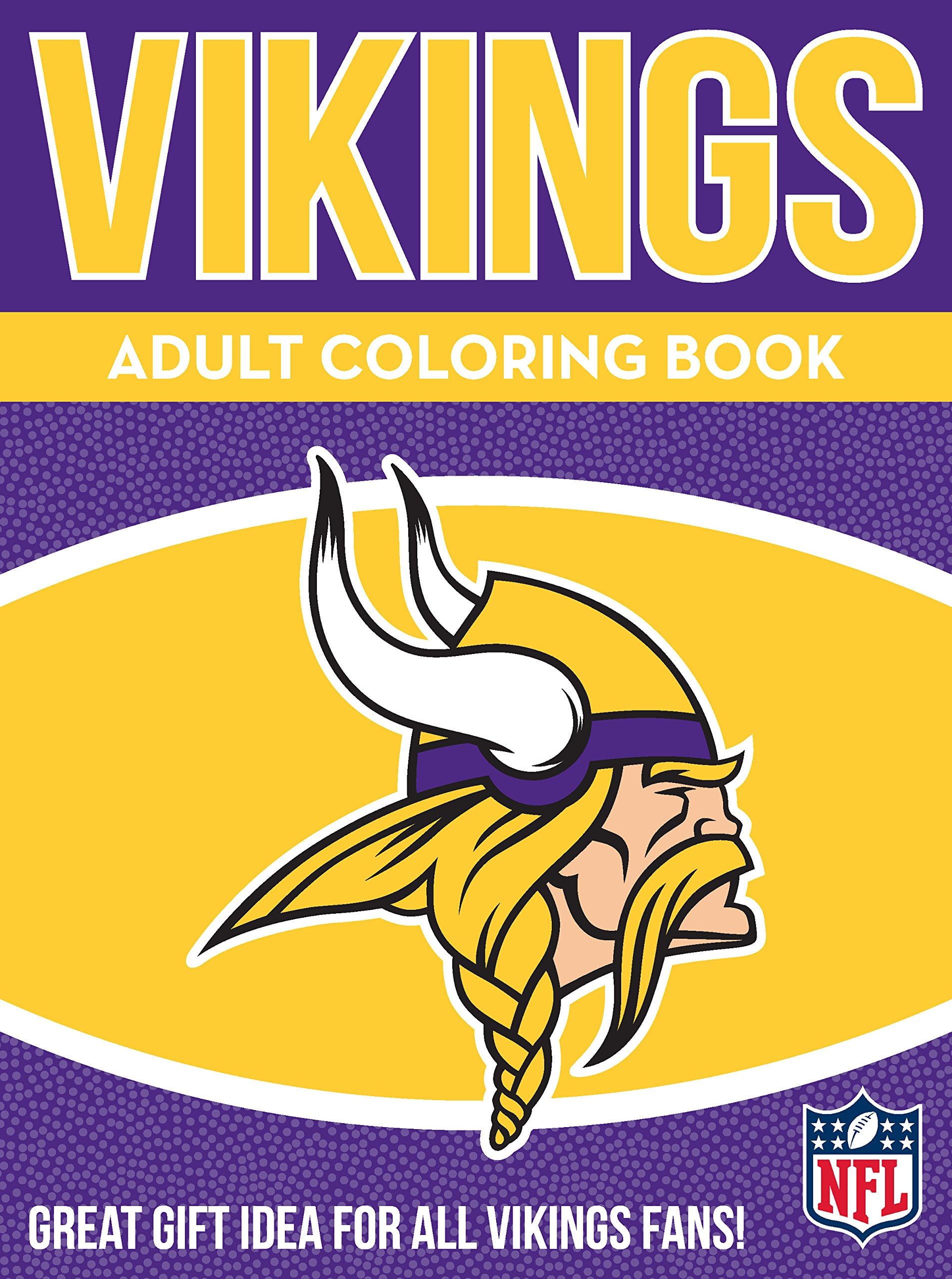In the Sports Zone Vikings Adult Coloring Book: A Colorful Way to Cheer on Your Team!