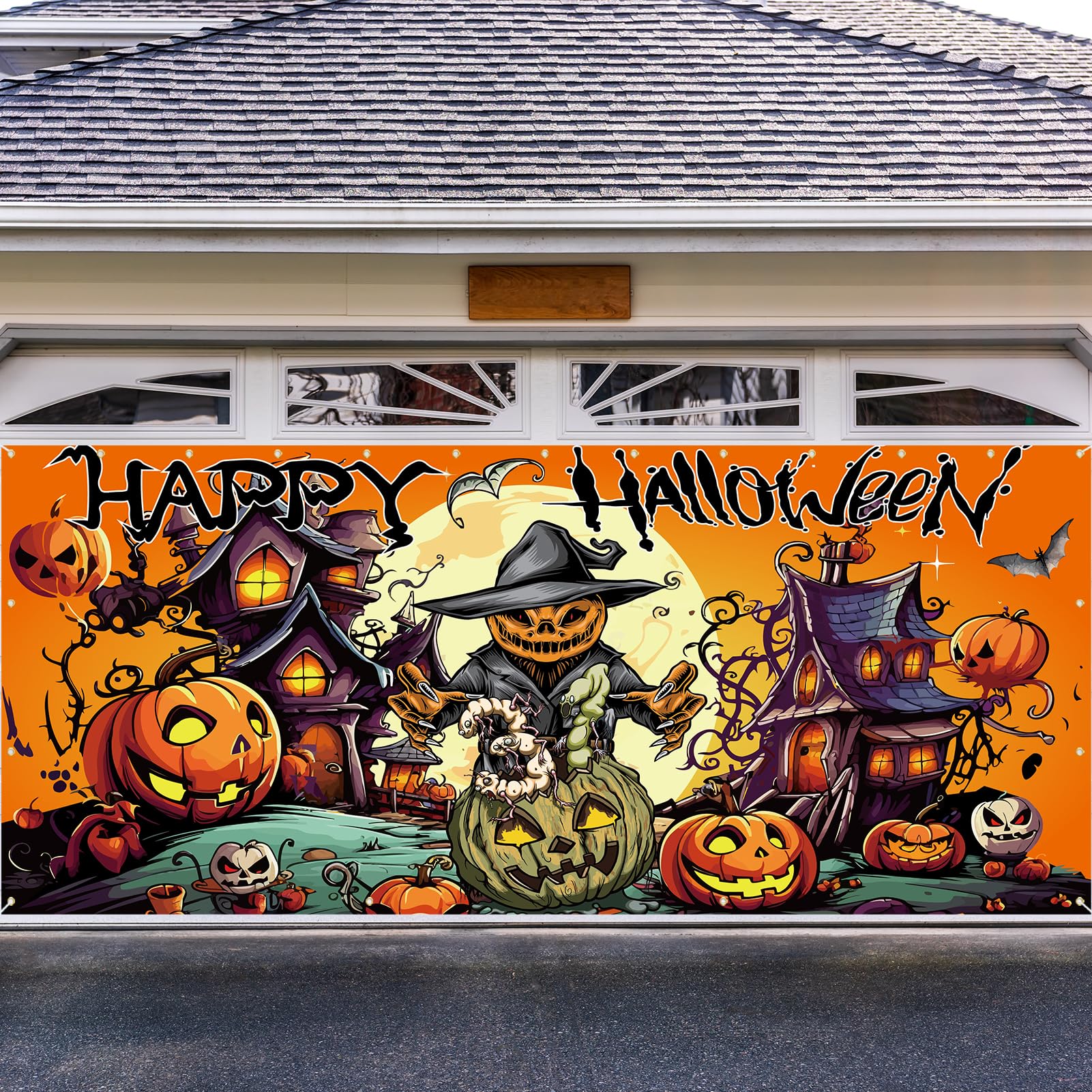 Décor porte Halloween - Décoration - Halloween