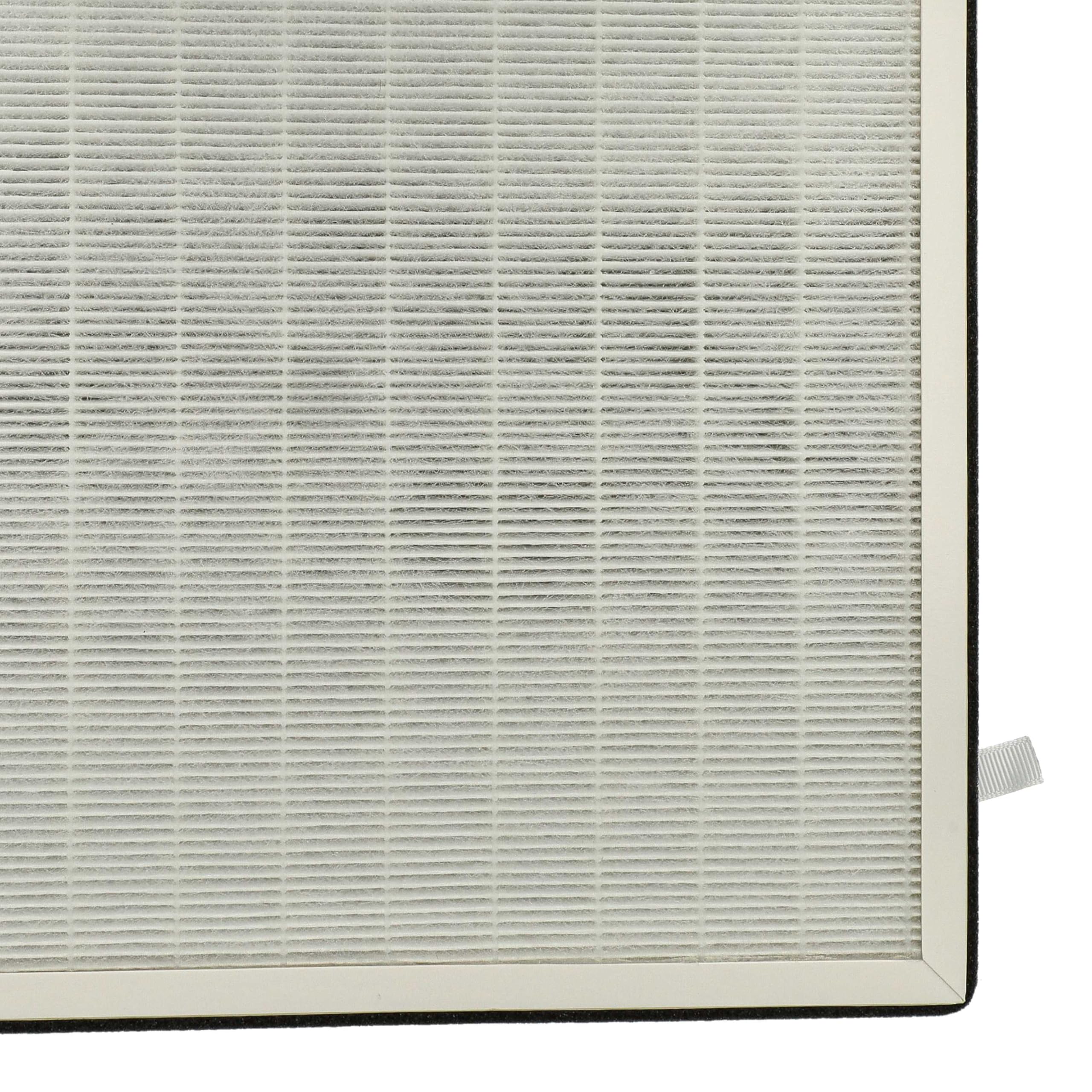 vhbw 2x filtro aria compatibile con Klarstein Vita Pure 2G purificatore d'aria - filtro combinato HEPA + carbone attivo