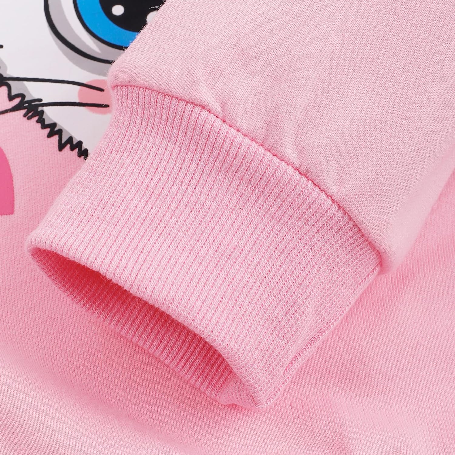 Little Girls Unicorn Outfits 2 Piece Kids Ruffle Sleeve Sweatshirt + Leggings Fall Leopard Clothing Sets 2-10 Years Old - Image 8