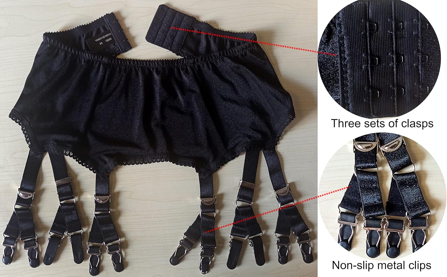 Women's High Waisted Shaper Garter Belt - Image 4