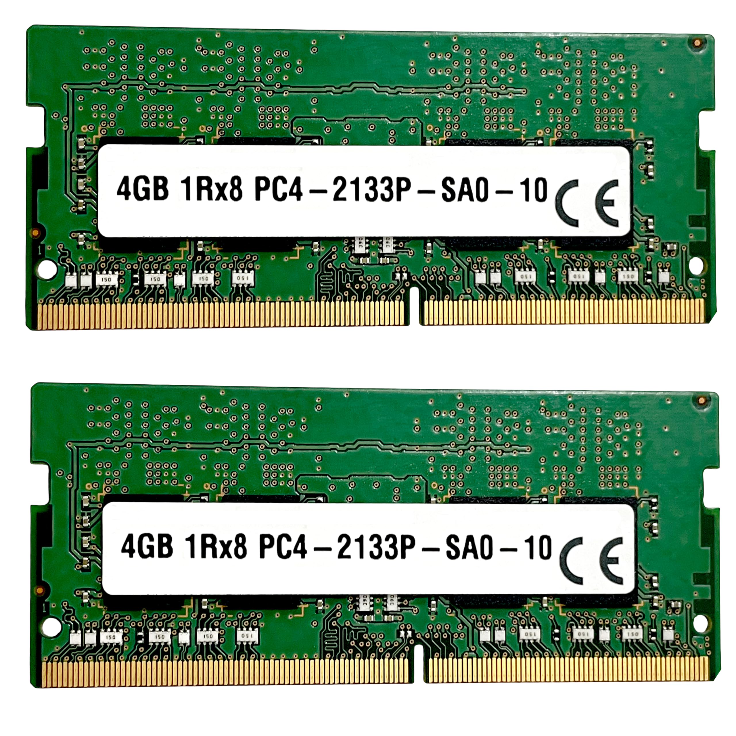 8GB [2X 4GB] Memoria RAM DDR4 2133MHz PC4-17000 Non-ECC Unbuffered 1.2V 1Rx8 Single Rank 260 Pin Módulo SODIMM para Ordenador Computadora Laptop Notebook PC Alto Rendimiento 51CH037