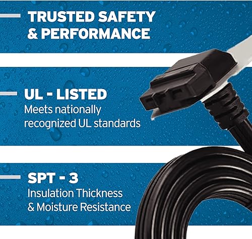 Miniatura 4 de INSINKERATOR EZ Connect - Cable de alimentación de 3 pies para triturador de basura EZ Connect Power y modelos avanzados de alimentación continua de