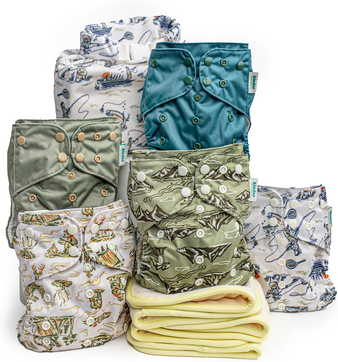 Size Diapers Animals And Insects: Essentials Pocket Cloth Diaper