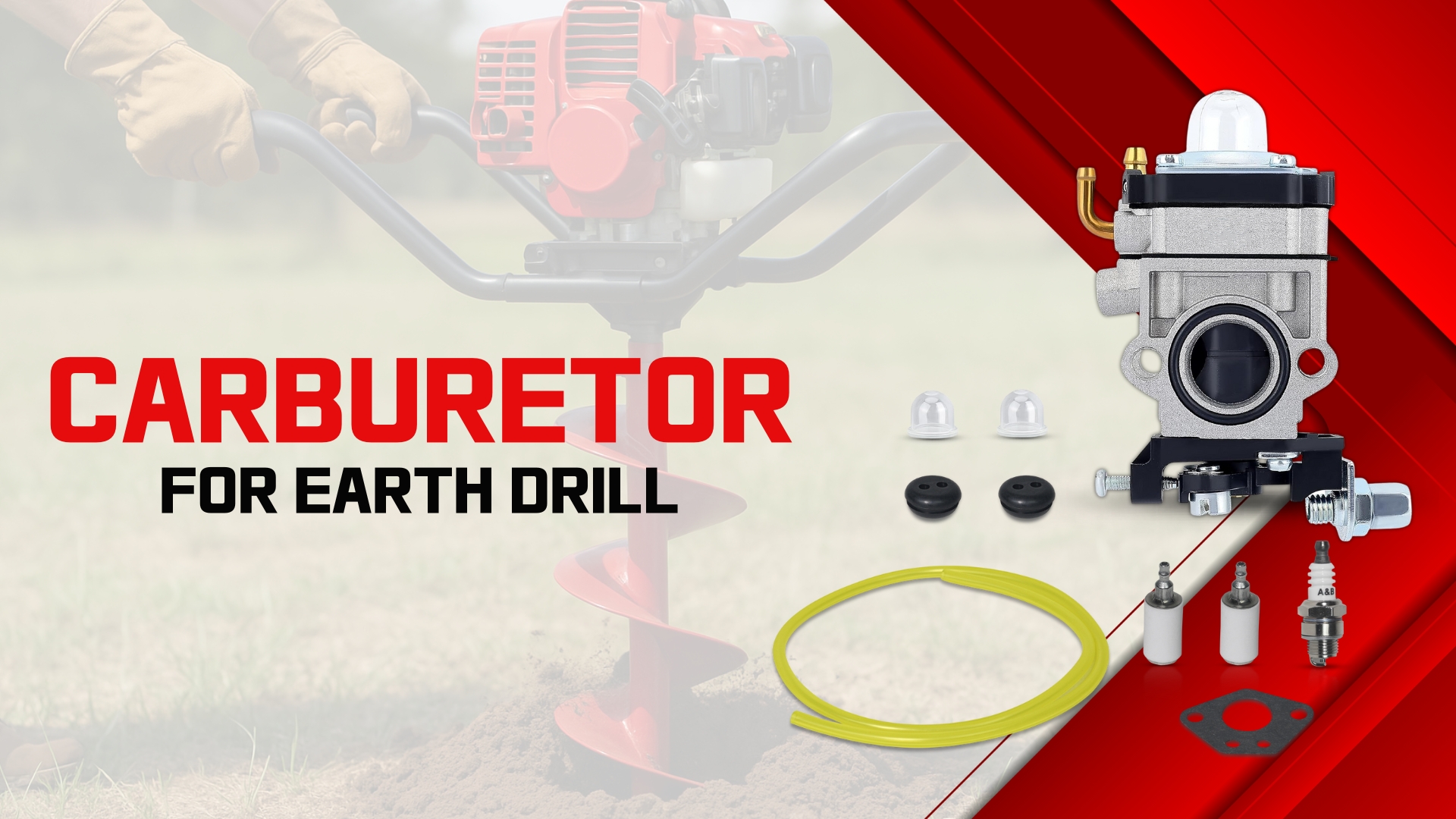 Rotary Cultivators Replacement Carburetor For Thunderbay Y43 Auger Power Head & Y2007 Mini Cultivator - Model 430025 Small Engine Carburetor - Foto 2