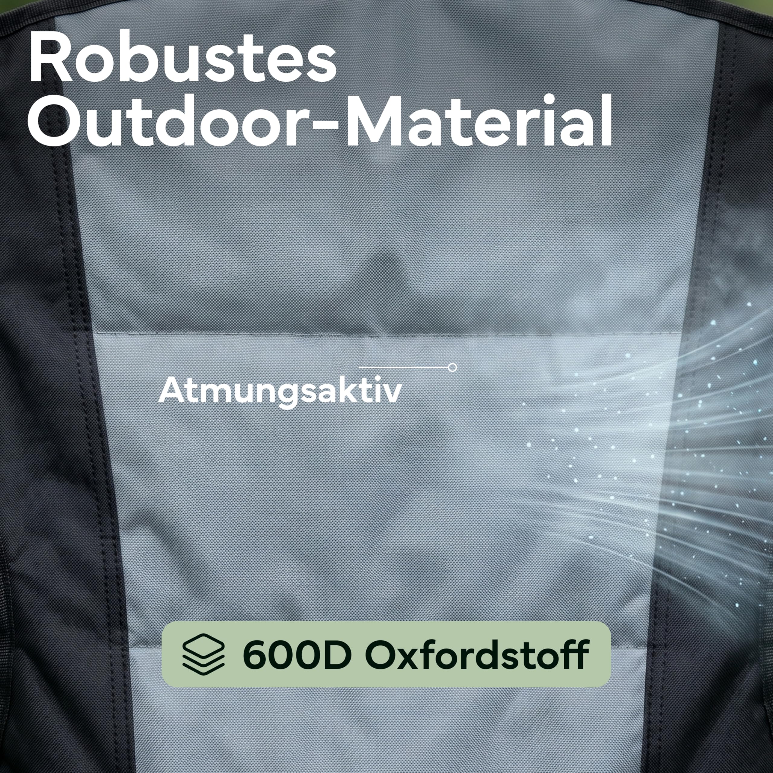 Campingstuhl faltbar bis 250 kg – Stabiler Klappstuhl Camping mit Kühltasche & Getränkehalter – Premium Polsterung & XXL Sitz – Robust & Bequem – Angelstuhl Gartenstuhl inkl. Tragetasche