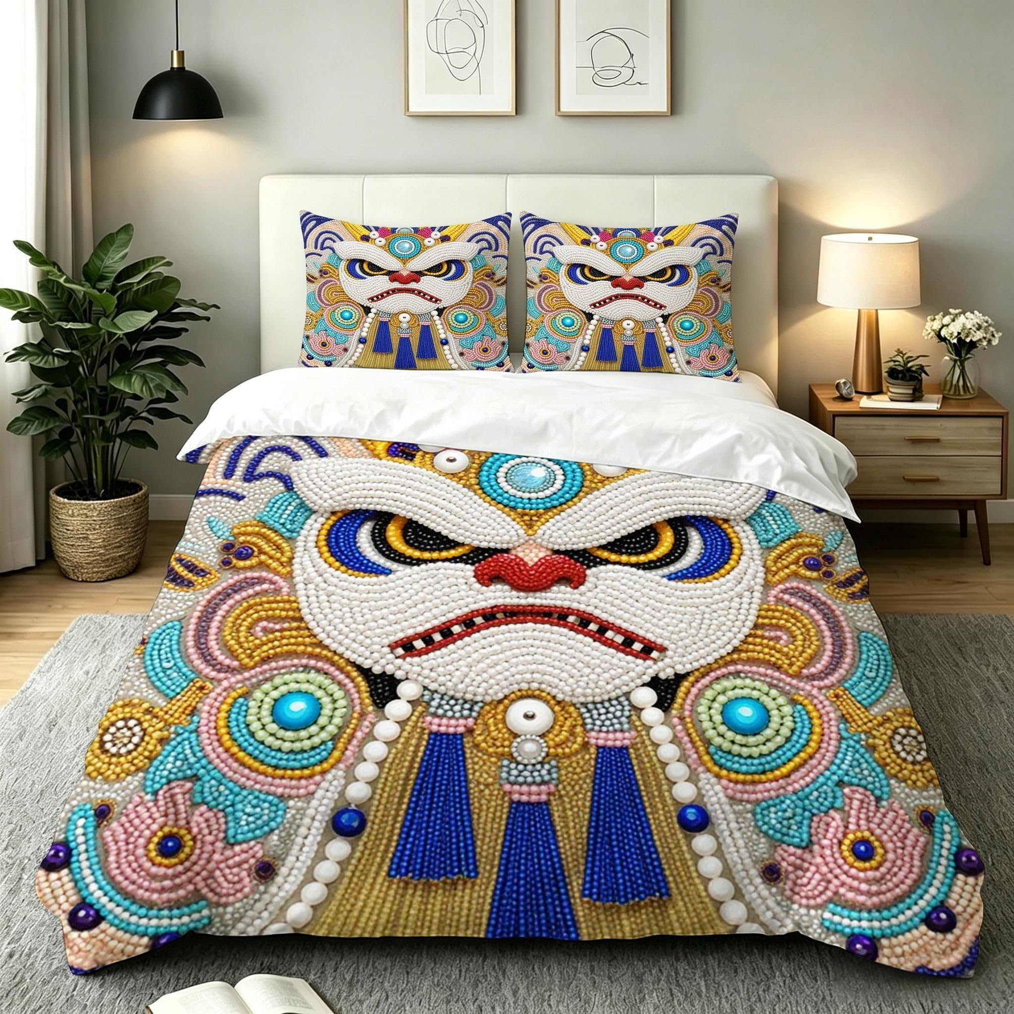 Parure de lit 160x200 pour chambre de filles et garçons au style moderne