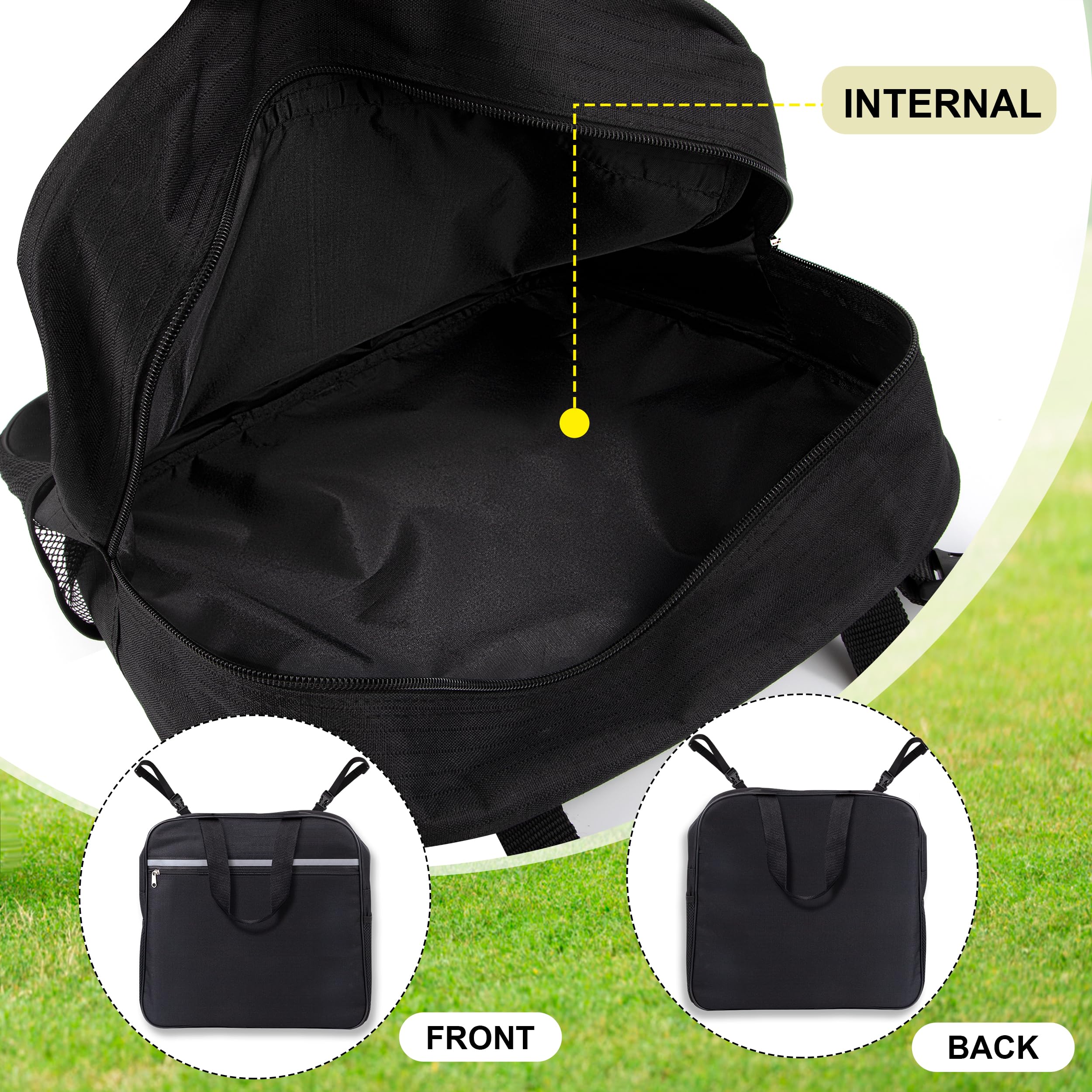 Bolsa para Silla de Ruedas Gran Capacidad Mochila para Silla de Ruedas Oxford Impermeable Bolsa de Almacenamiento para Silla de Ruedas Mochila Silla de Ruedas