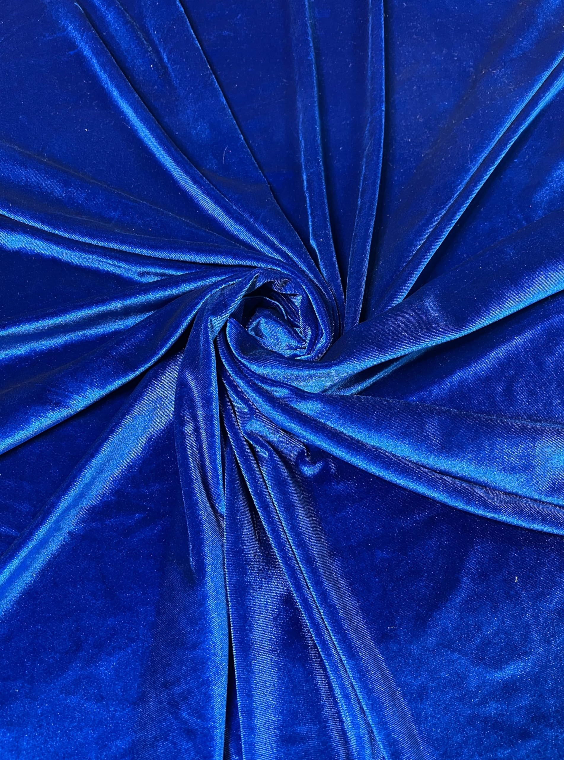 Premium Stretch Velvet Fabric by The Yard - Wrinkle-Resistant - Soft - Upholstery Fabric - Polyester Spandex Blend - for Clothing and Crafts -