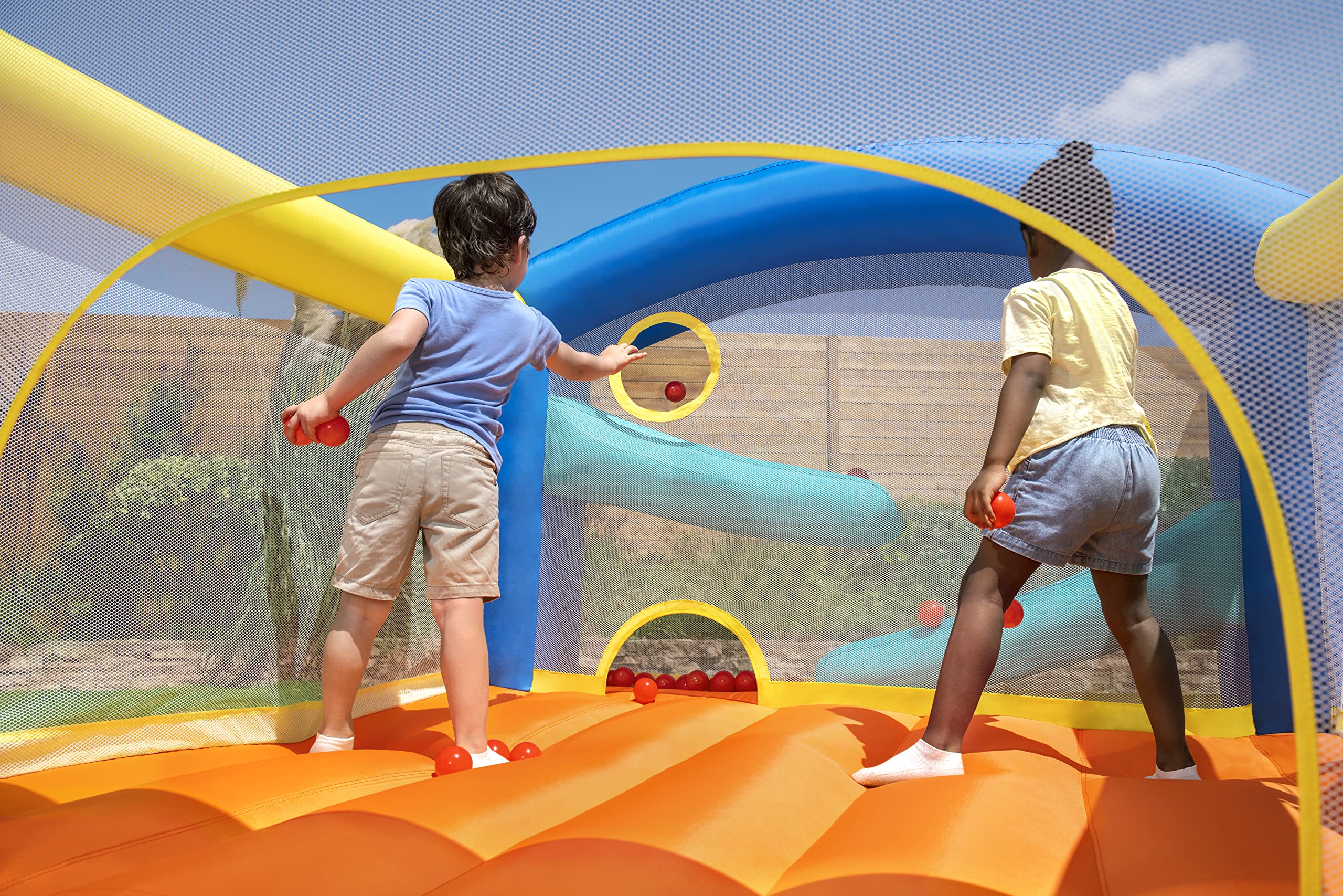 Bestway H2OGO zamek dmuchany z ciągłą dmuchawą Leap & Play 289 x 213 x 173 cm