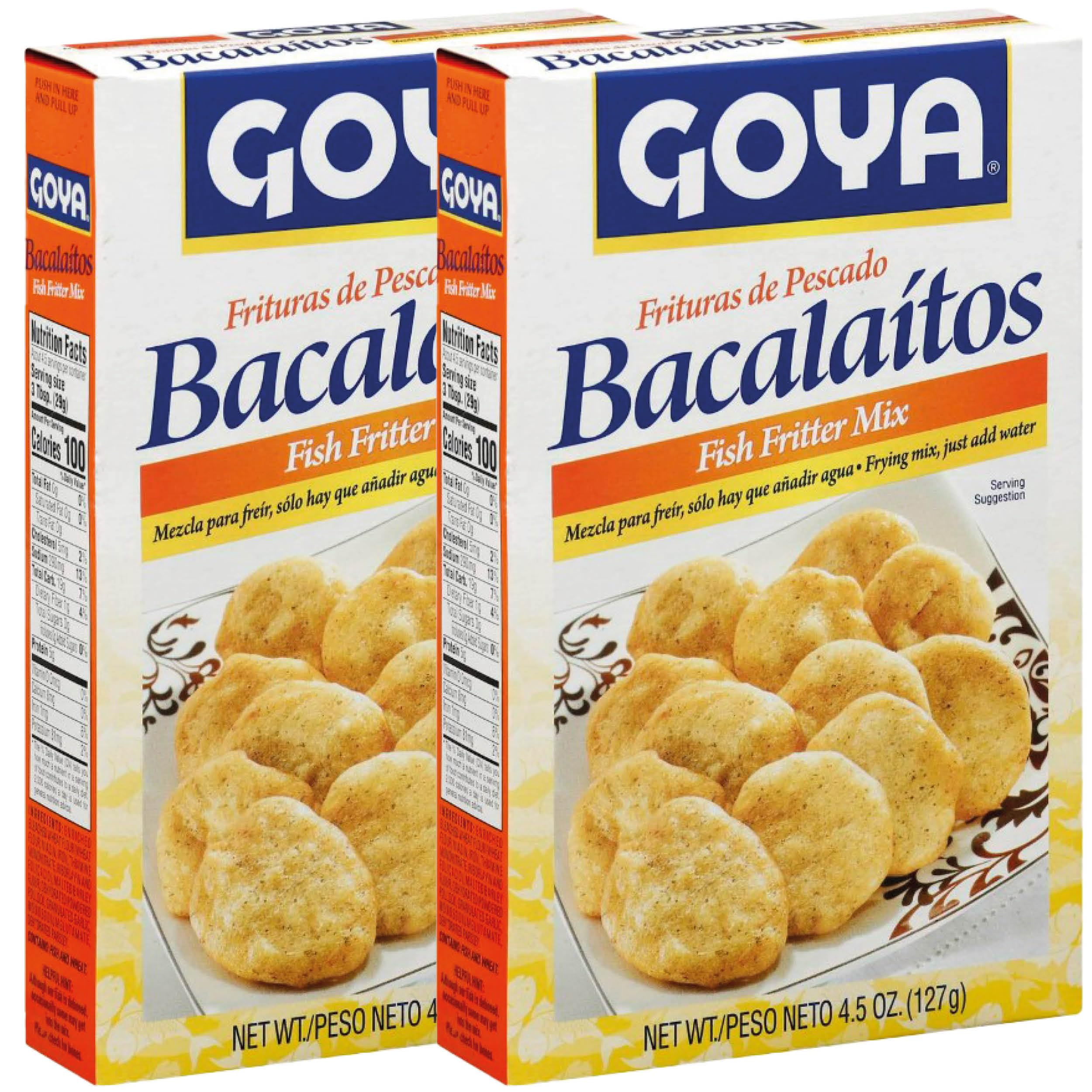 Goya Bacalaitos -Codfish Fritter Mix 4.5oz (2pack)