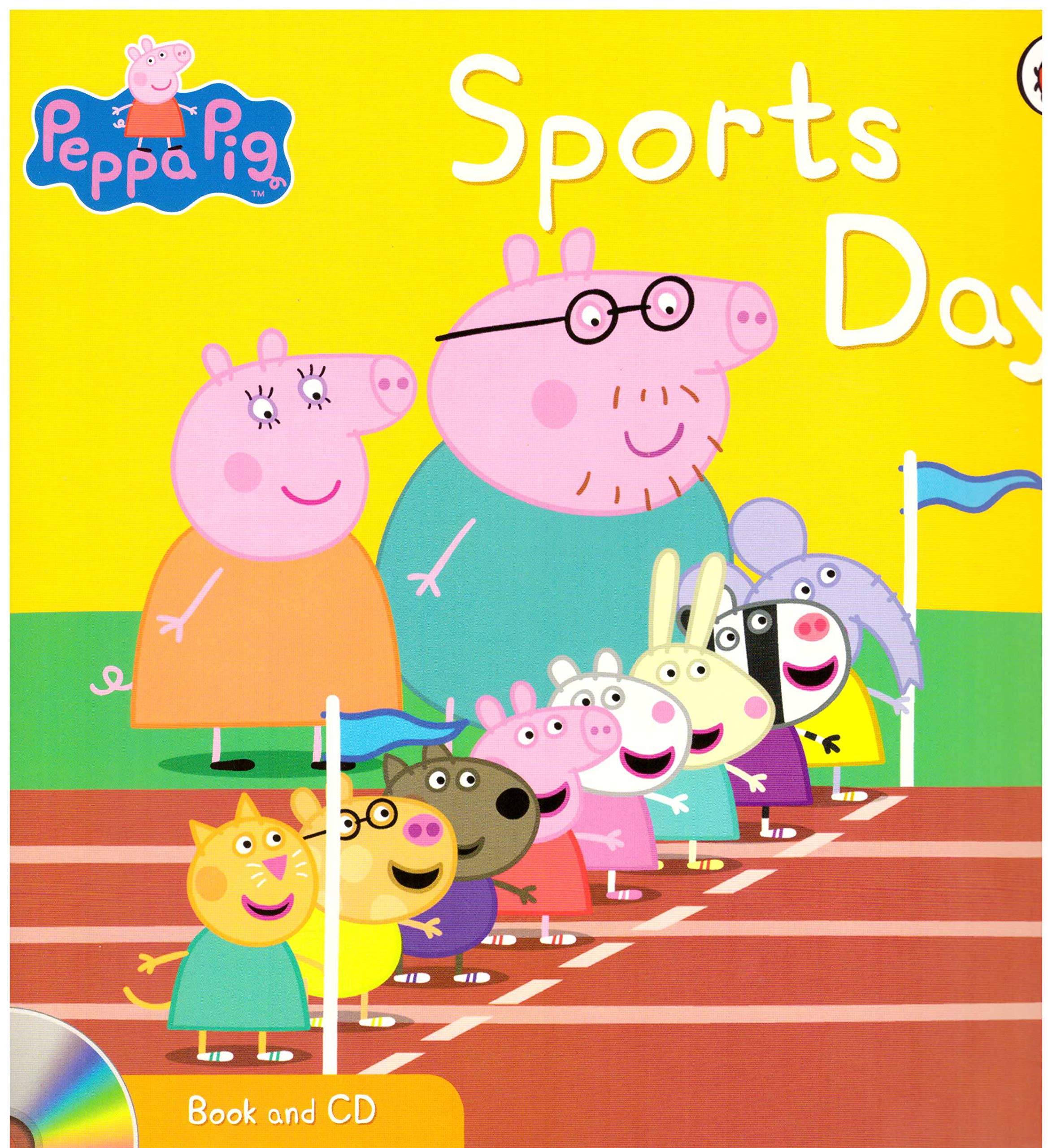 Peppa Pig Story Book and CD - SPORTS DAY