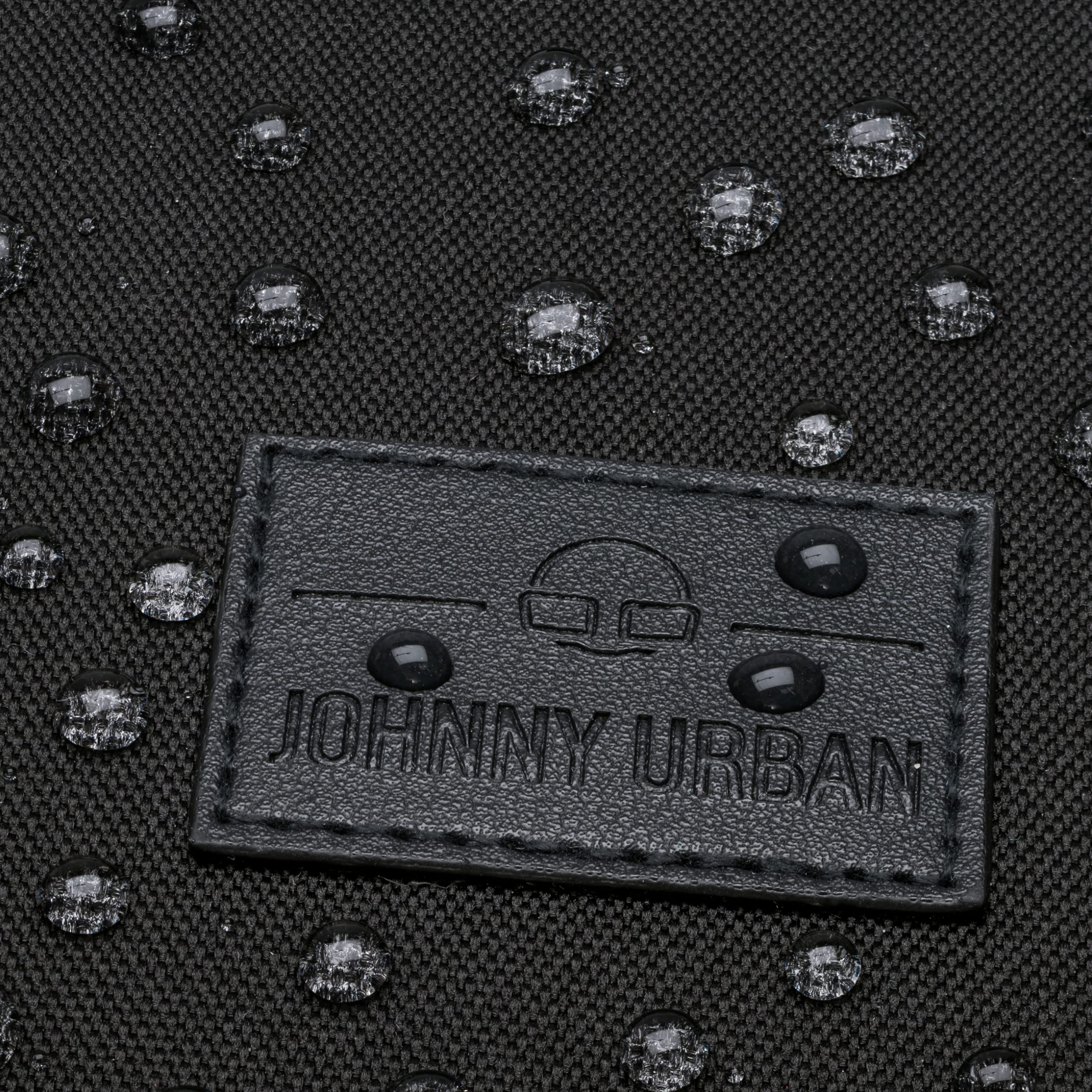 Johnny Urban Plecak damski i męski mały – Robin Small – mały rolltop Daypack z kieszenią na laptopa 12 cali – plecak dzienny na uczelnię City Business – odporny na działanie wody, czarny, jeden rozmiar