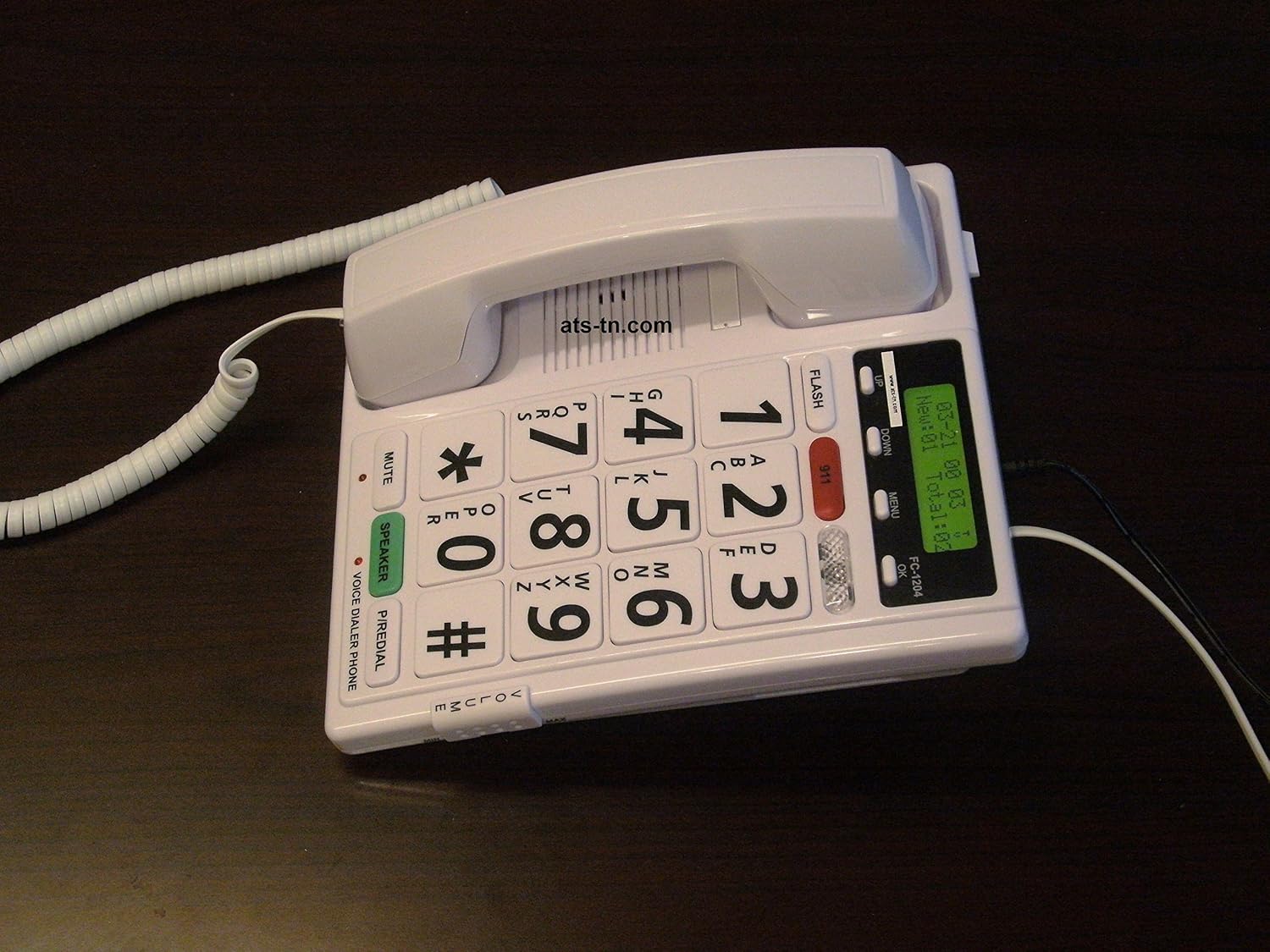 ATS Totally Voice Activated Telephone - Answer, Dial & Hang-Up with Only Your Voice