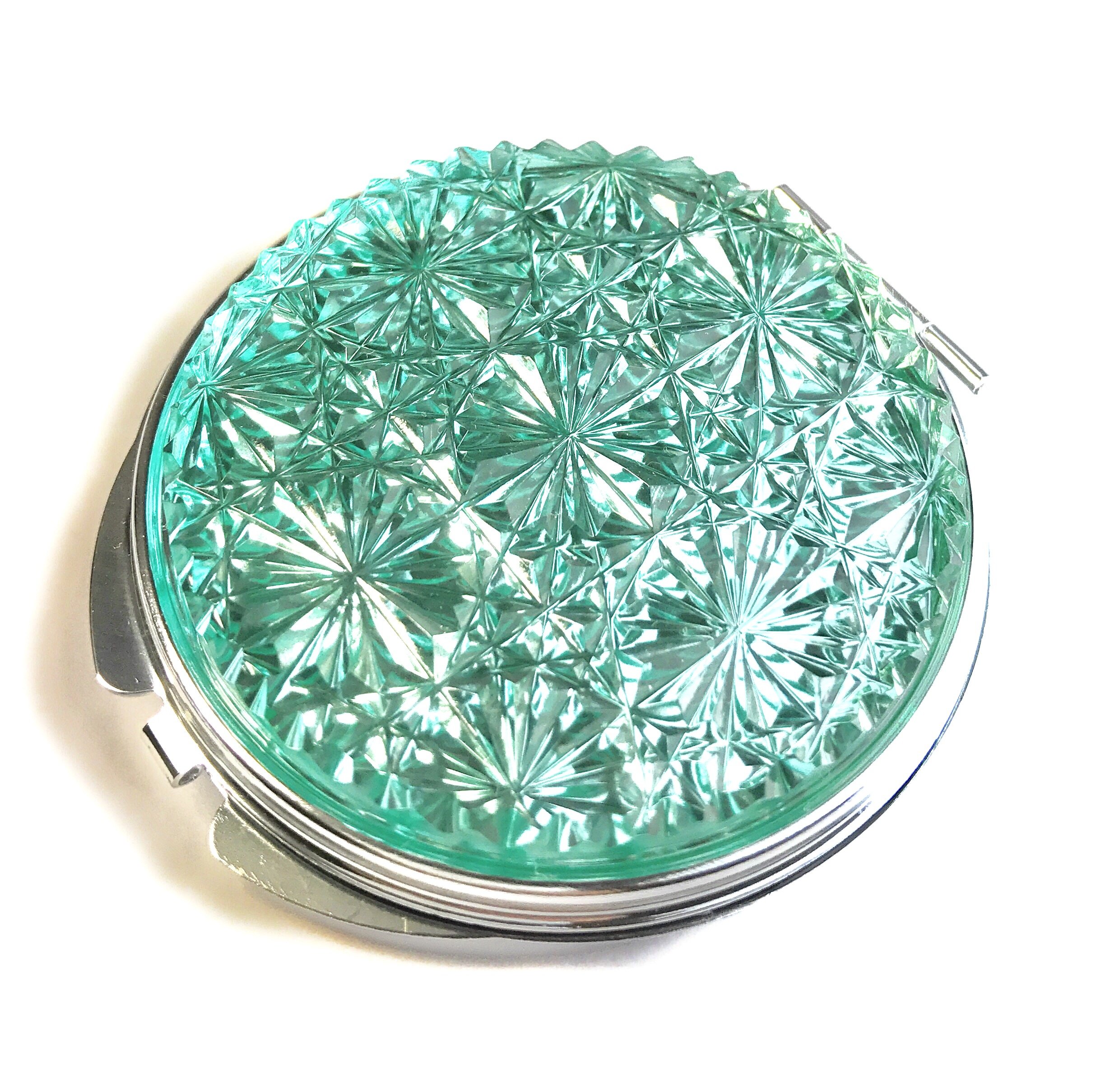 Amazon.co.jp: 東京切子コンパクトミラー 星姫 Silver ピーコック