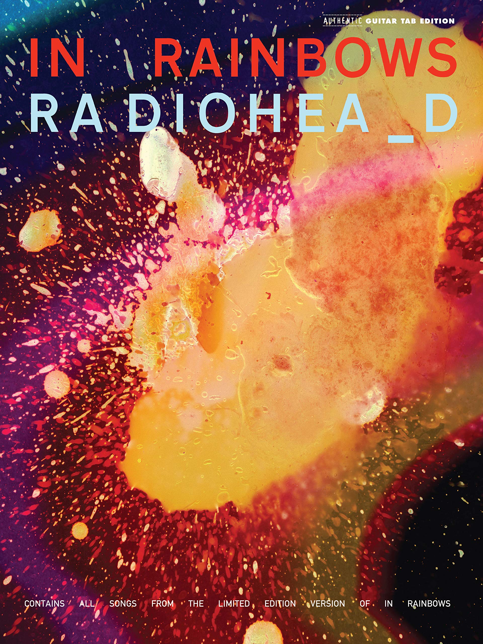 Radiohead In Rainbows partition guitare tabulatures songbook