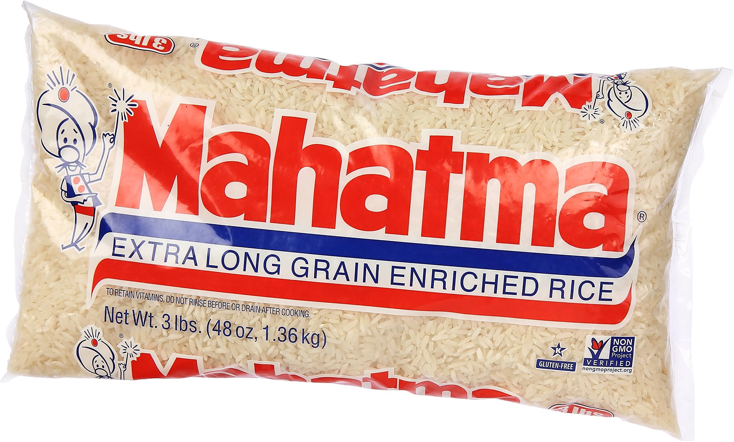 Mahatma Extra Long Grain Enriched Rice 3lbs