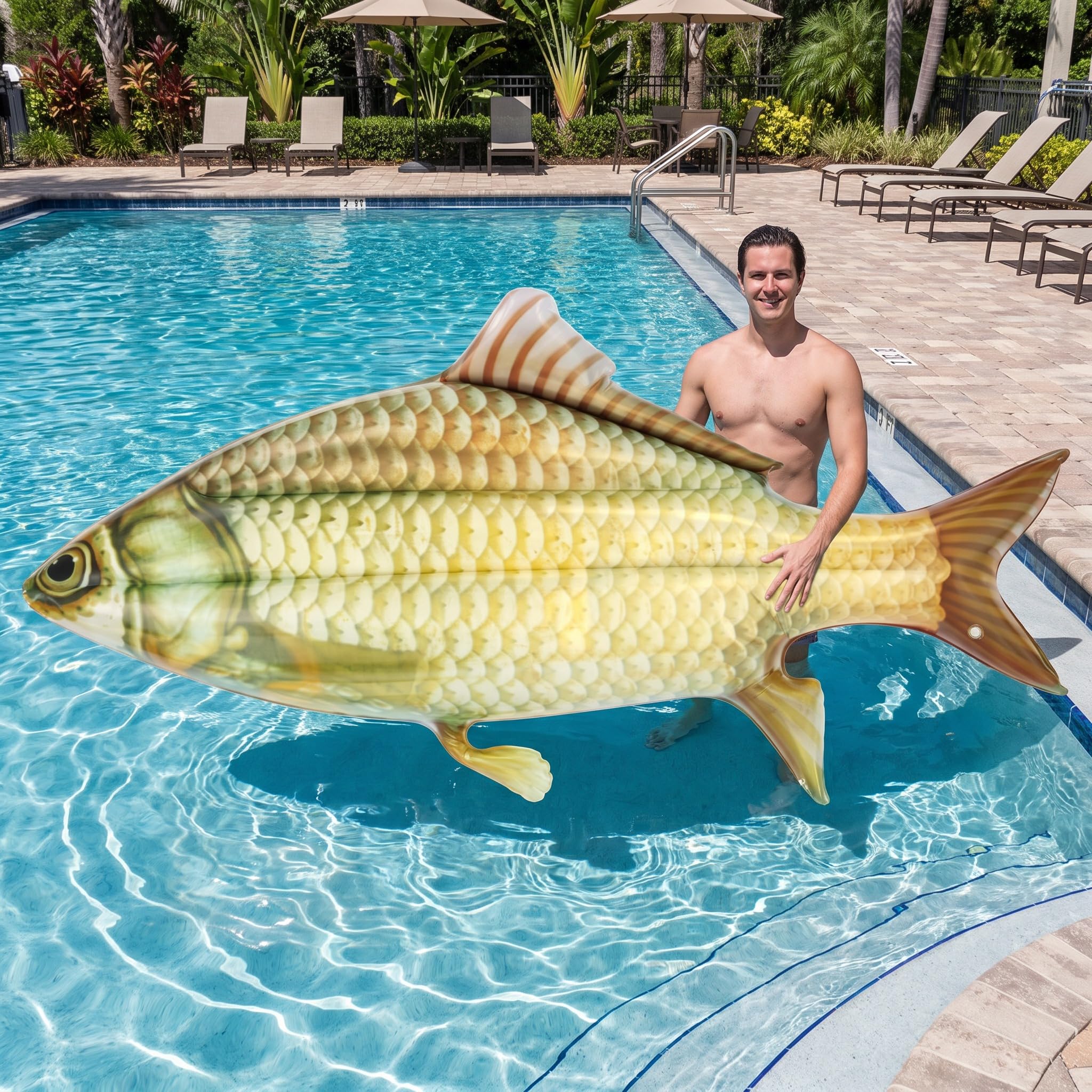 Photo 1 of Teyva Daily Extra Large Inflatable Fish Party Decoration