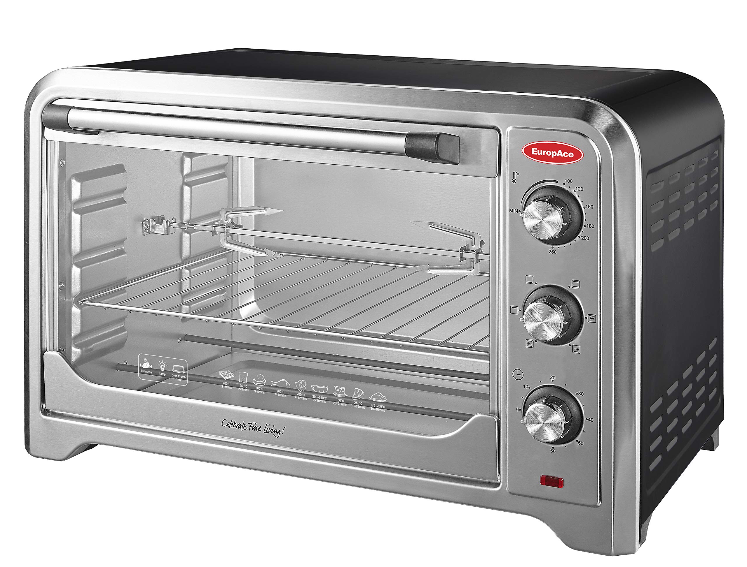 EuropAce EEO 2451S Electric Oven Interior View