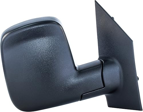 Miniatura 3 de Dependable Direct Espejo de puerta lateral derecha del pasajero compatible con Chevy Express GMC Savana con textura sin calefacción manual plegable