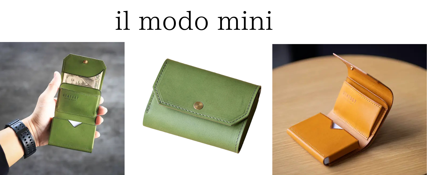 Amazon | [STATUSY] il modo mini イルモードミニ イタリアンレザーの