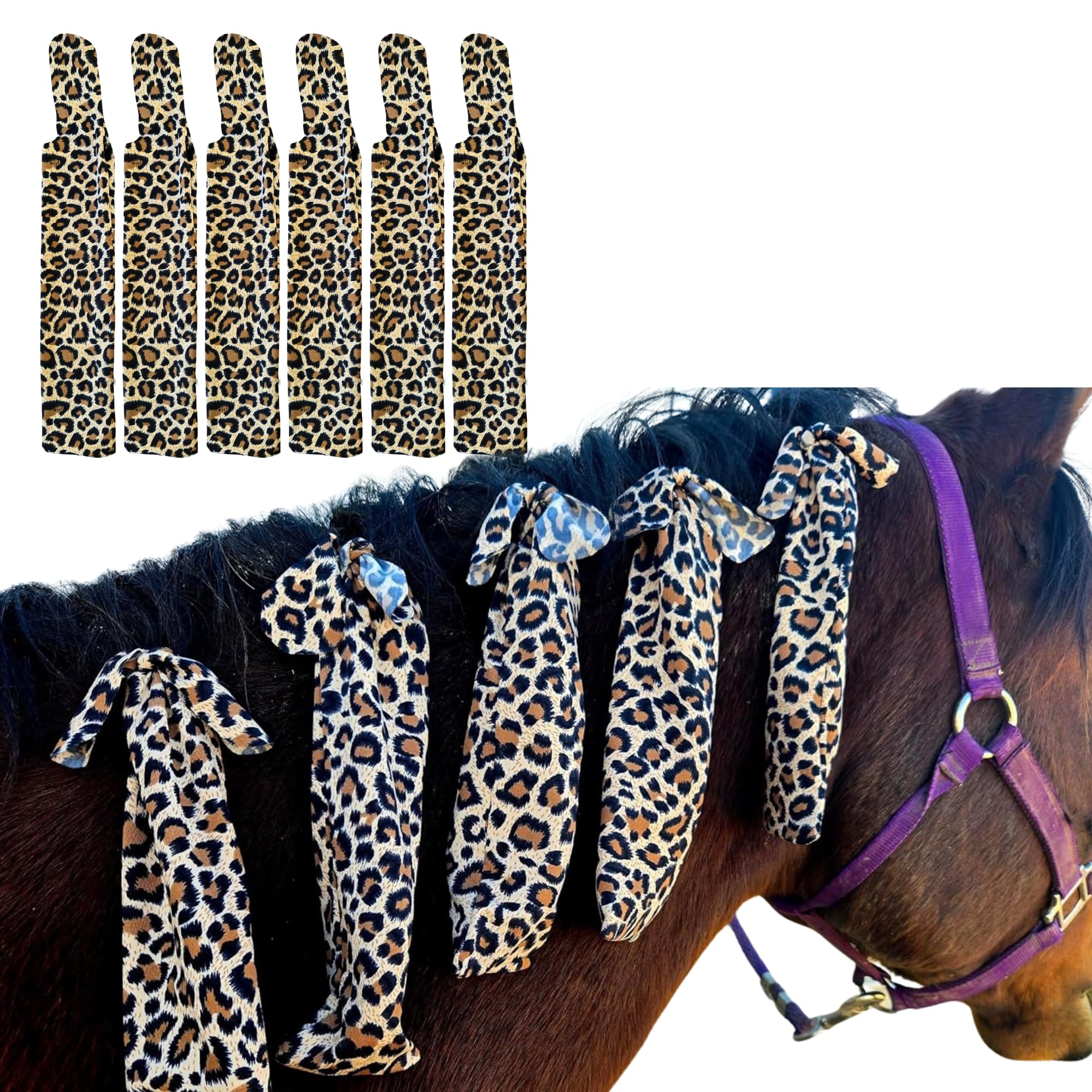 Ranch Hand Horse Mane Bags - Protect Horse's Mane from Wind, Sun & Mud - Prevents Tangles, Rubbing Out and Breakage - Made with Nylon - Easy to Use