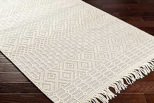Miniatura 6 de MarkDay - Alfombras de área de 8 x 10 pulgadas textura Keynsham marfil alfombra marfil para sala de estar dormitorio o cocina 8 x 10 pies