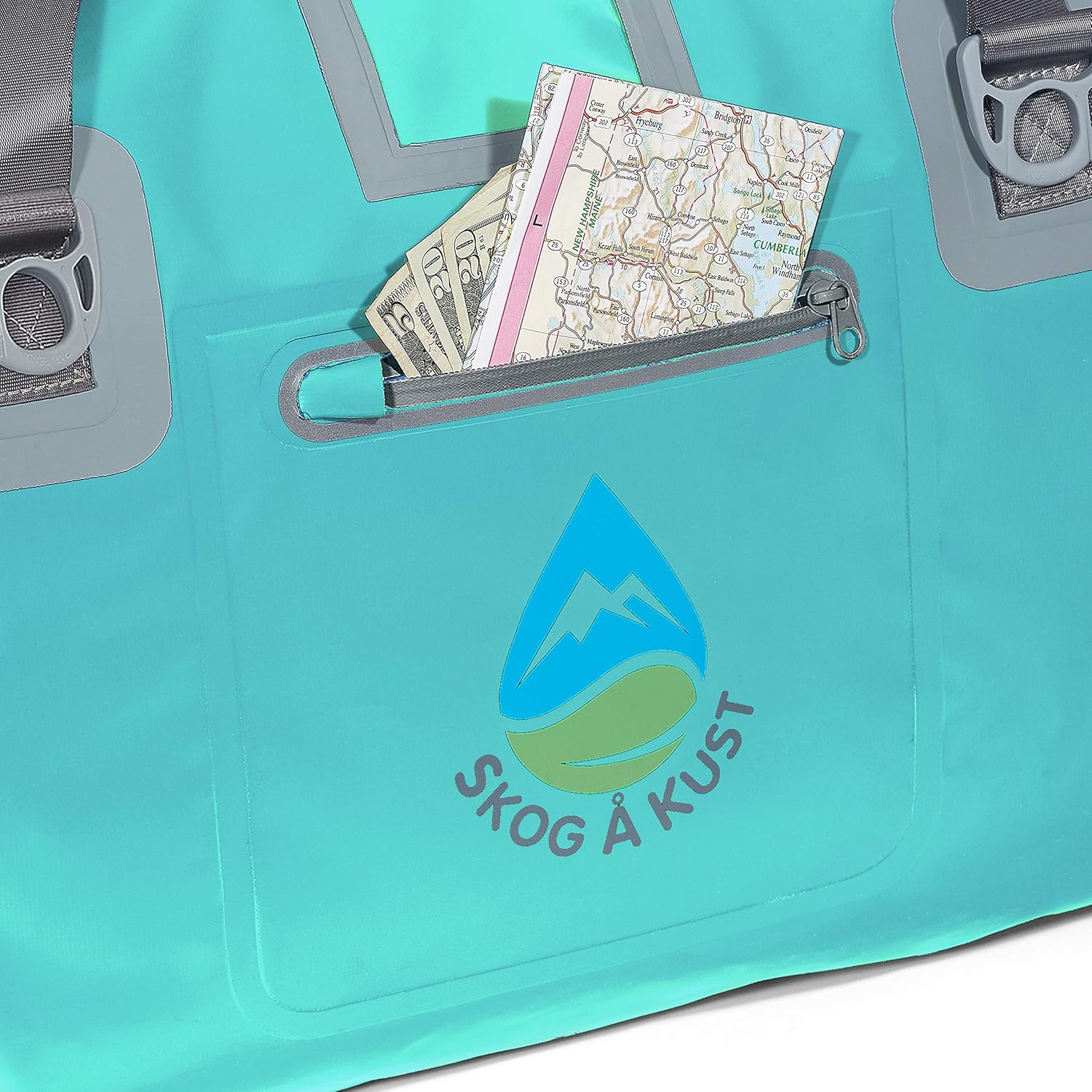 Skog Kust DuffelSak Waterproof Duffle Dry Bags | 40L Mint