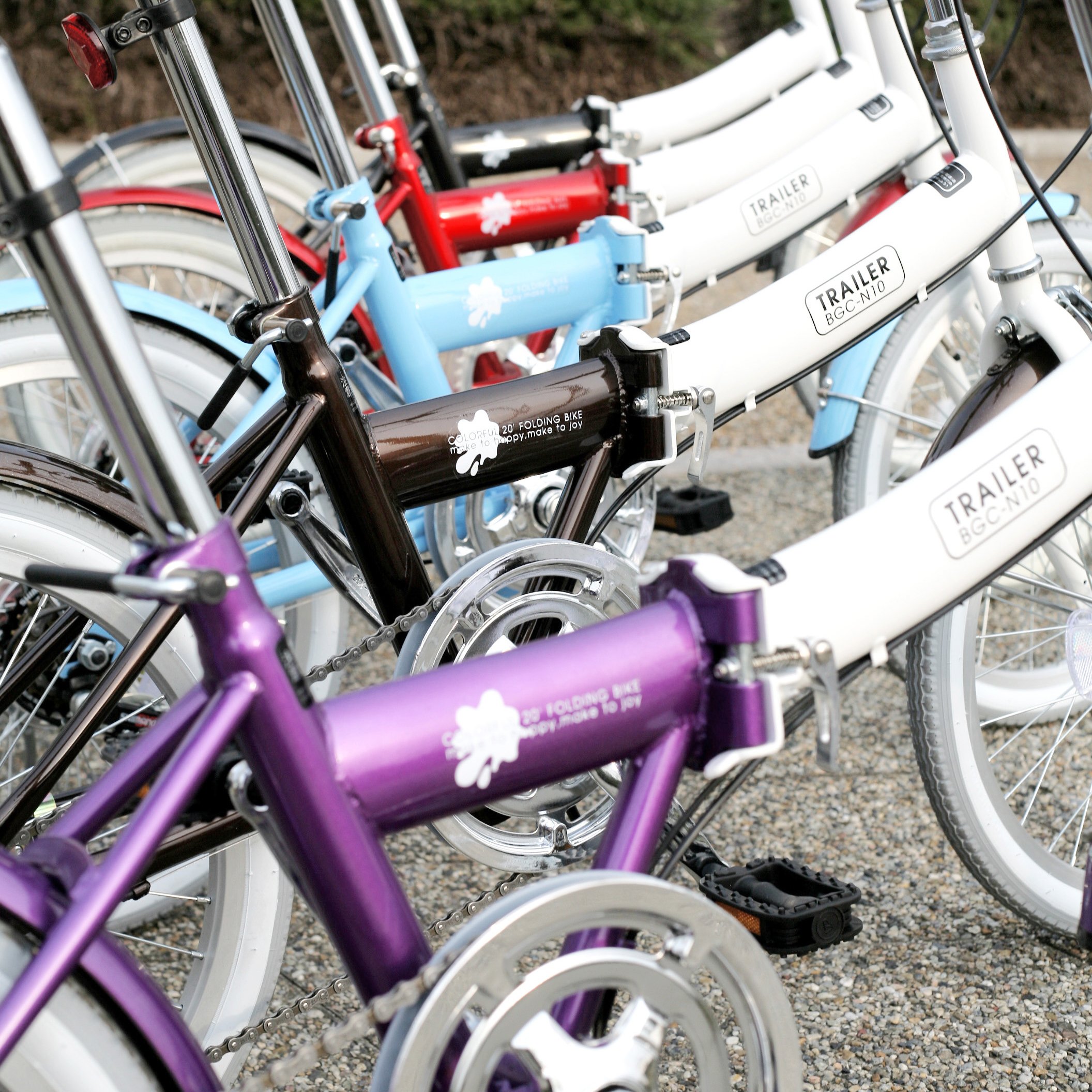 Amazon | TRAILER(トレイラー) 20インチカラフル折りたたみ 自転車6段