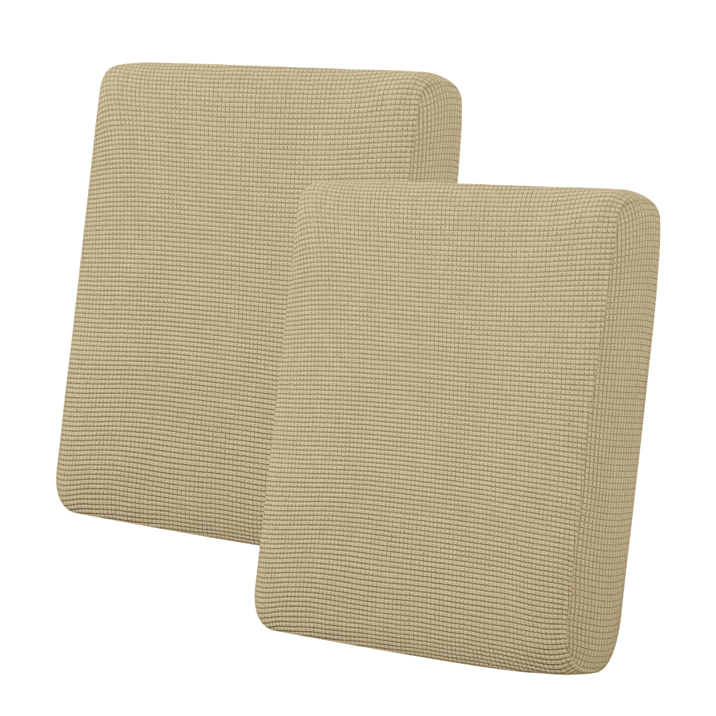 Easy-Going Stretch 2 Pieces Loveseat Couch Cushion Cover for 2 Seat