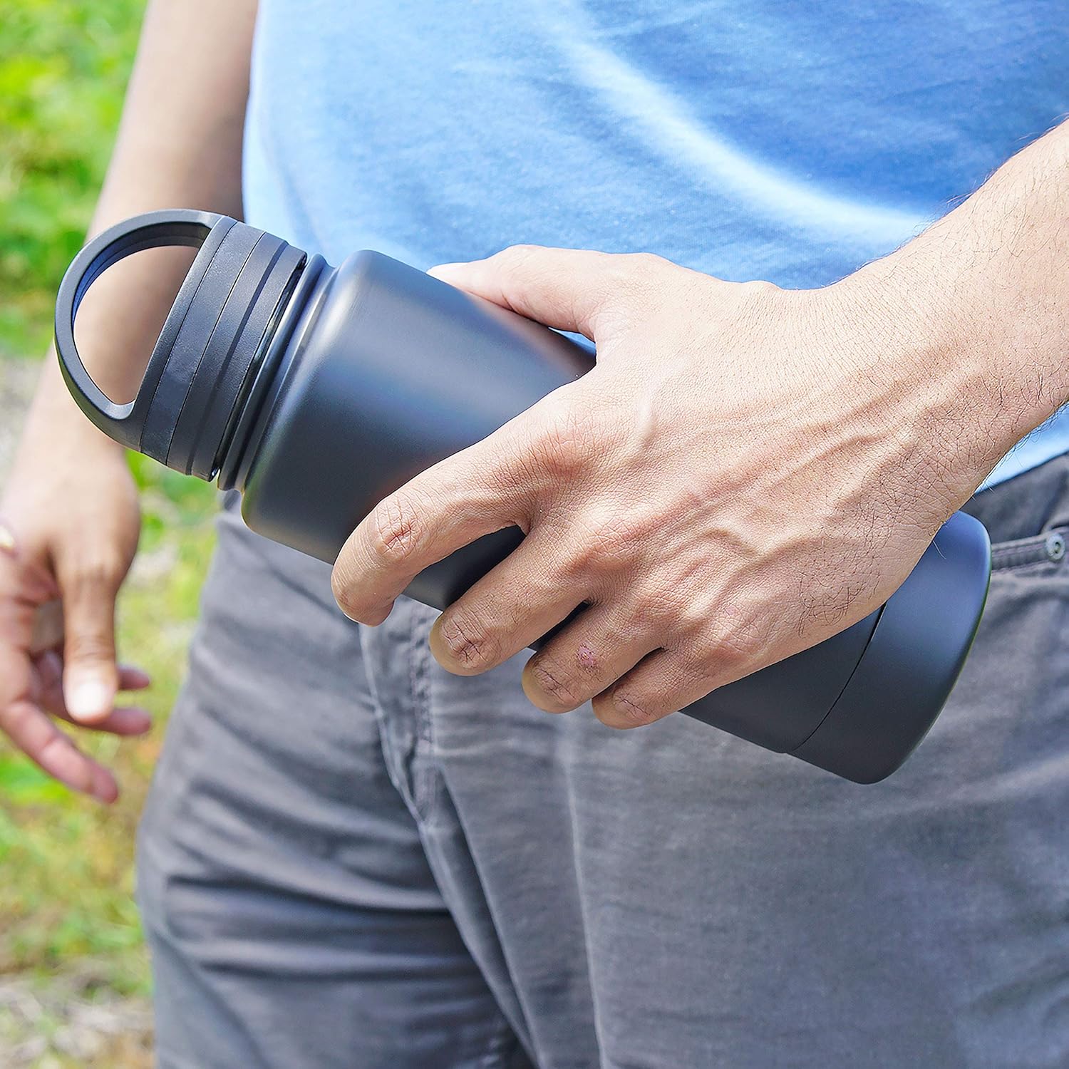 Diversion Safe Tumbler – Stainless Steel Drinking Bottle, 12oz Hidden Stash for Money, Keys, Jewelry, Black - Image 6