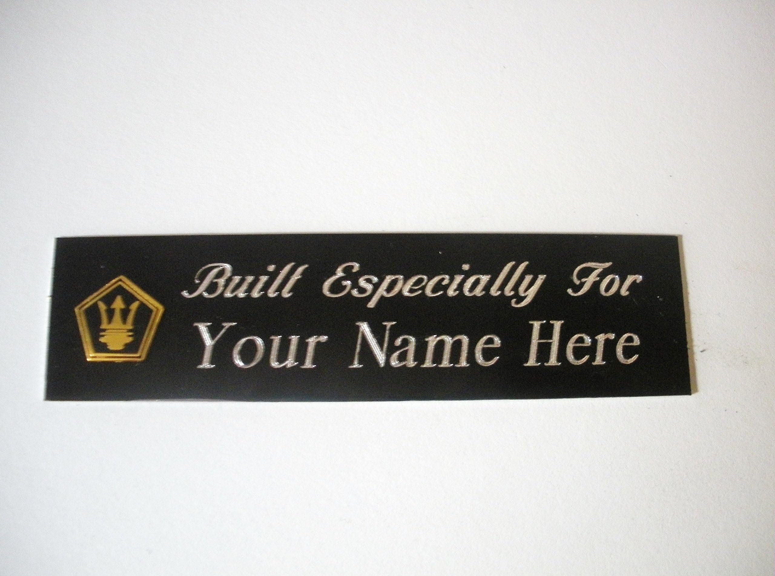 Maserati TC Personalized Engraved Dashboard Nameplate