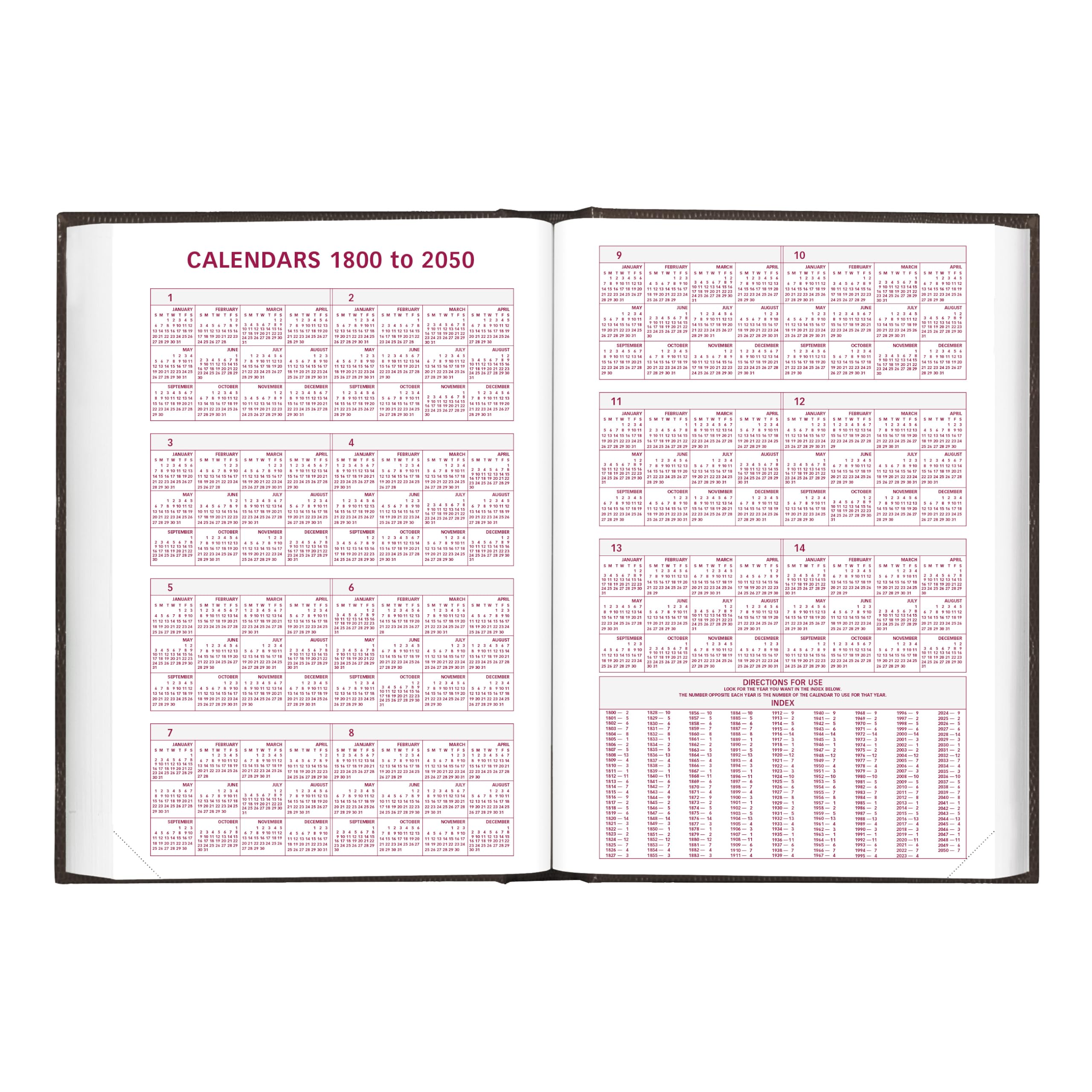 Brownline® - Agenda giornaliera/mensile tradizionale 2027, 12 mesi, da gennaio a dicembre, rilegatura perfetta, 19,1 x 12,7 cm, nero (CB387.BLK)