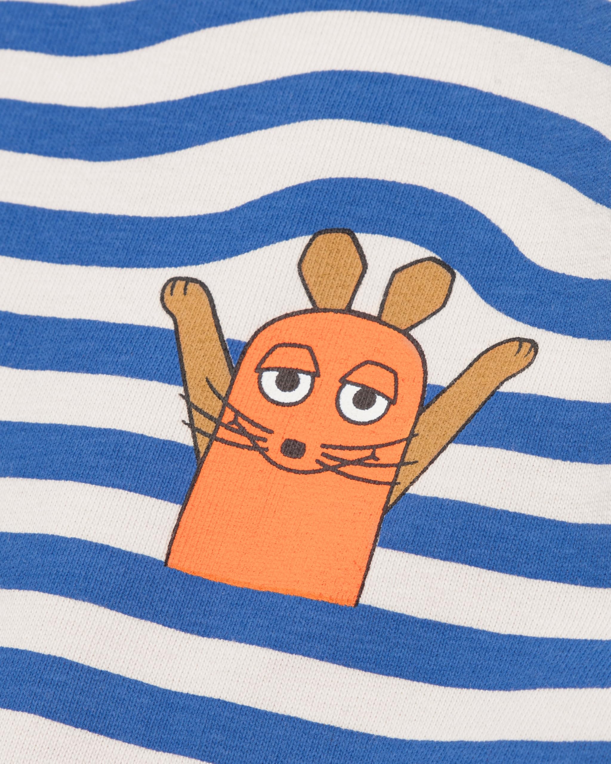 koaa Die Maus Stripes Longsleeve – Sendung mit der Maus, Kids Sweater, Pullover Sweatshirt Jungen, mädchen Langarmshirt, kinderpullover, Sweatshirts Langarm, kinderkleidung, 104-128